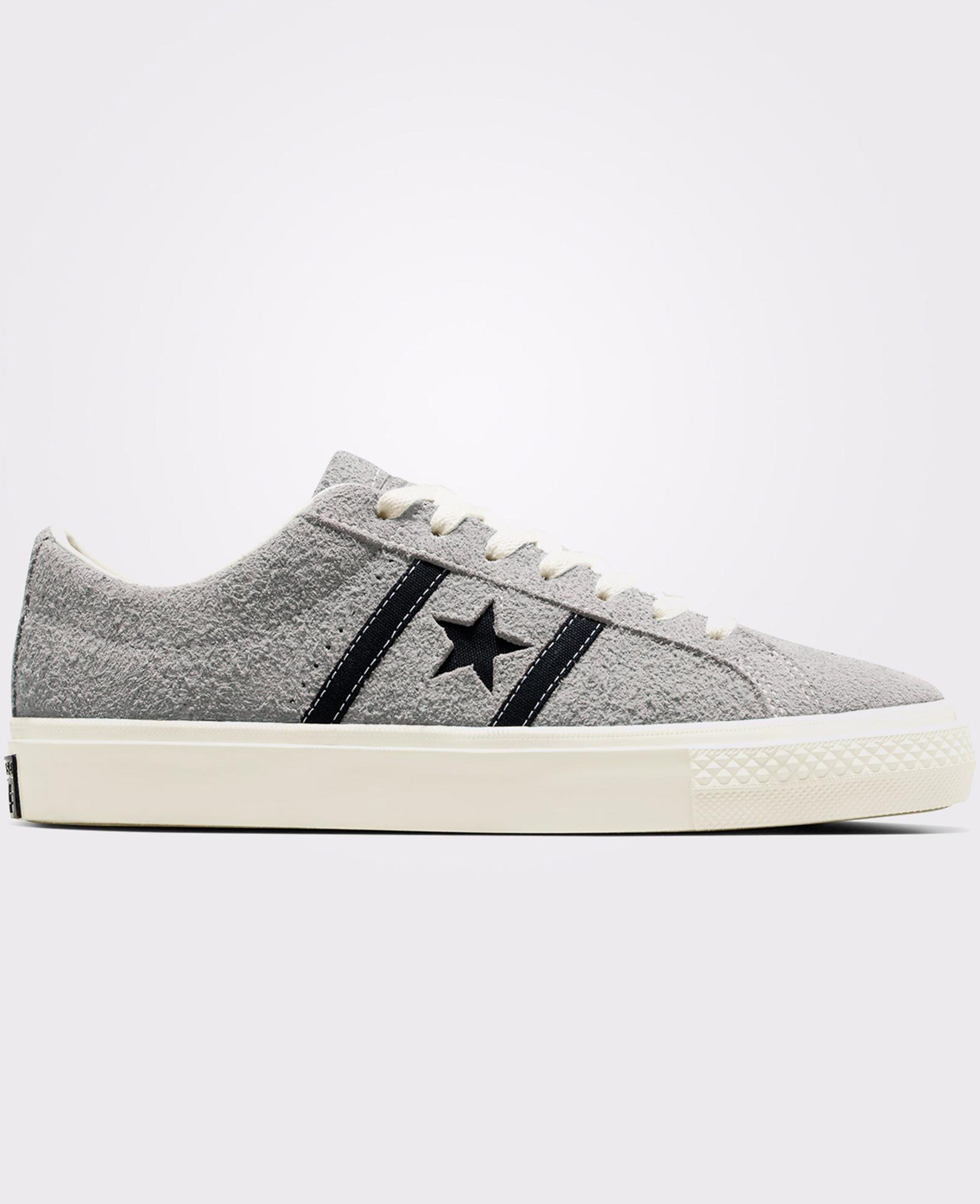 Converse One Star Academy Pro Unisex Gri Süet Sneaker