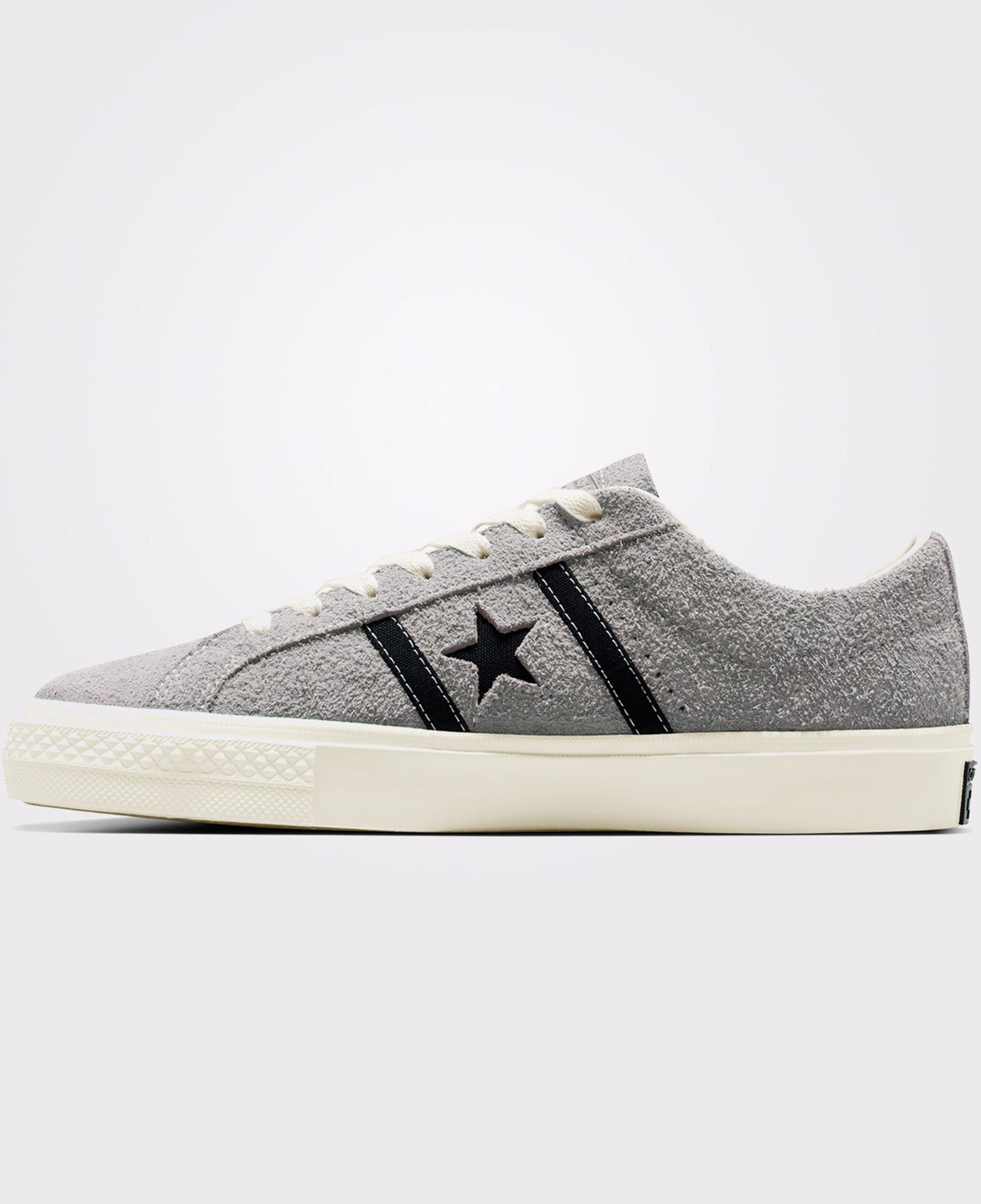 Converse One Star Academy Pro Unisex Gri Süet Sneaker