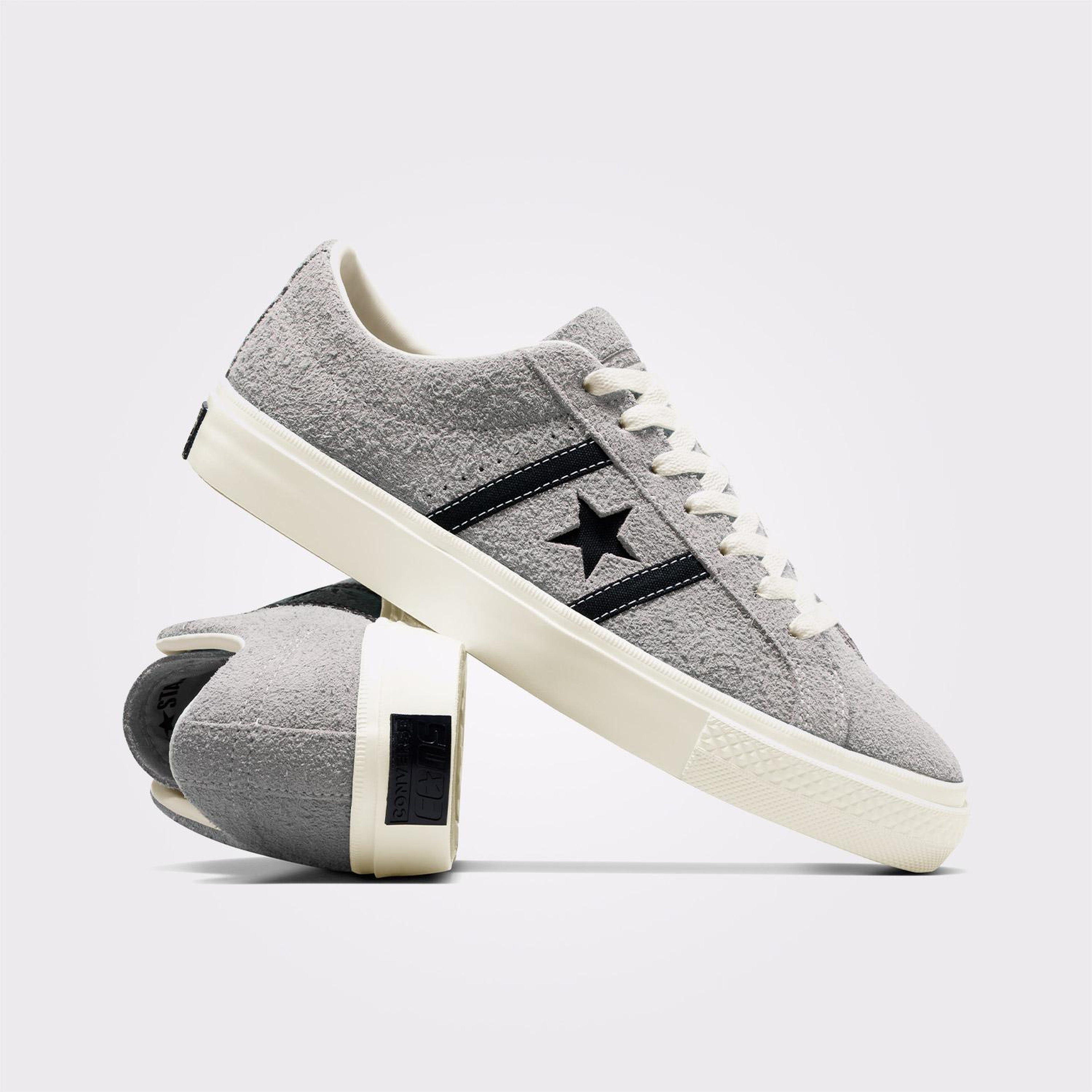 Converse One Star Academy Pro Unisex Gri Süet Sneaker