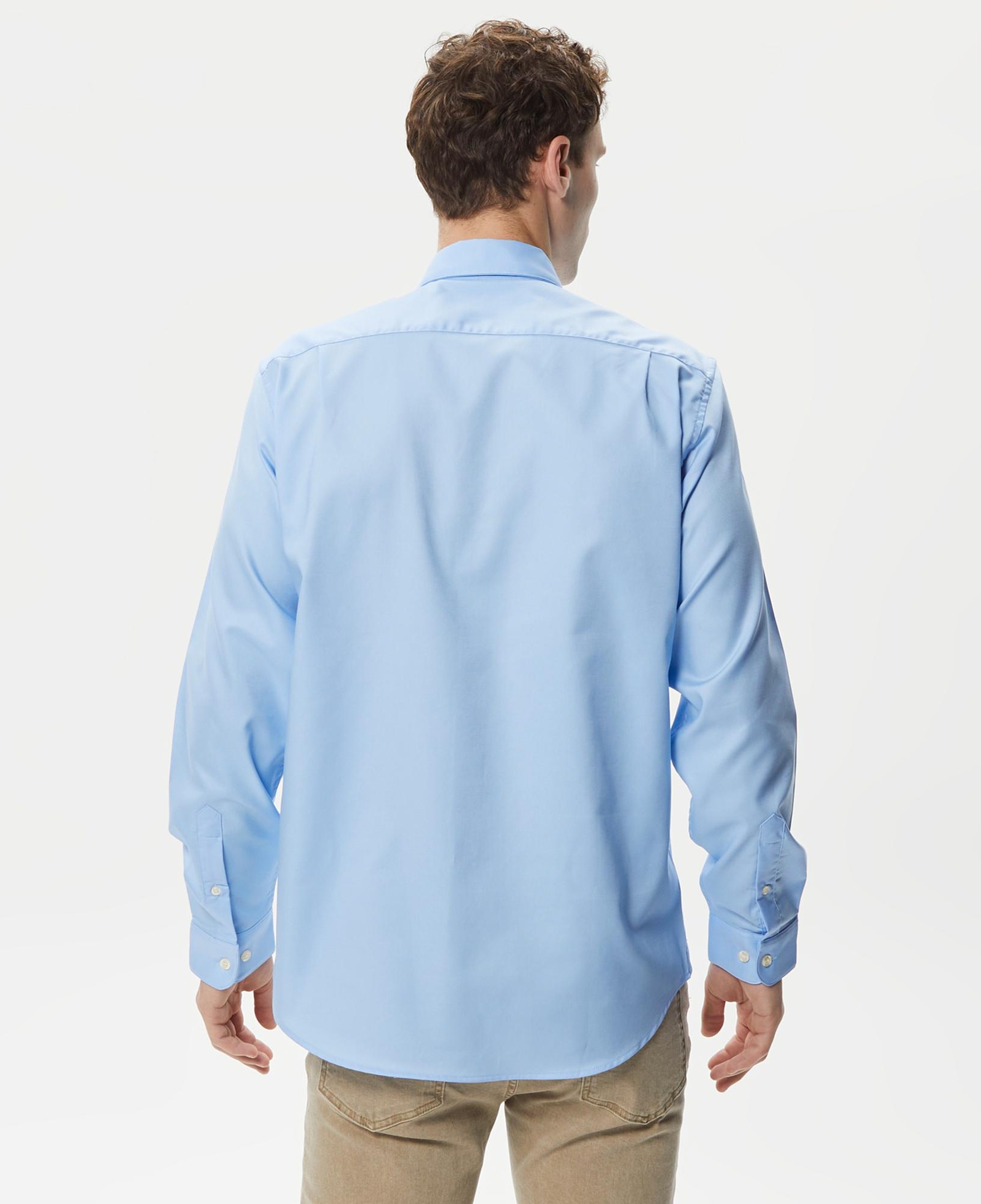 Lacoste Erkek Regular Fit Düğmeli Yaka Mavi Gömlek