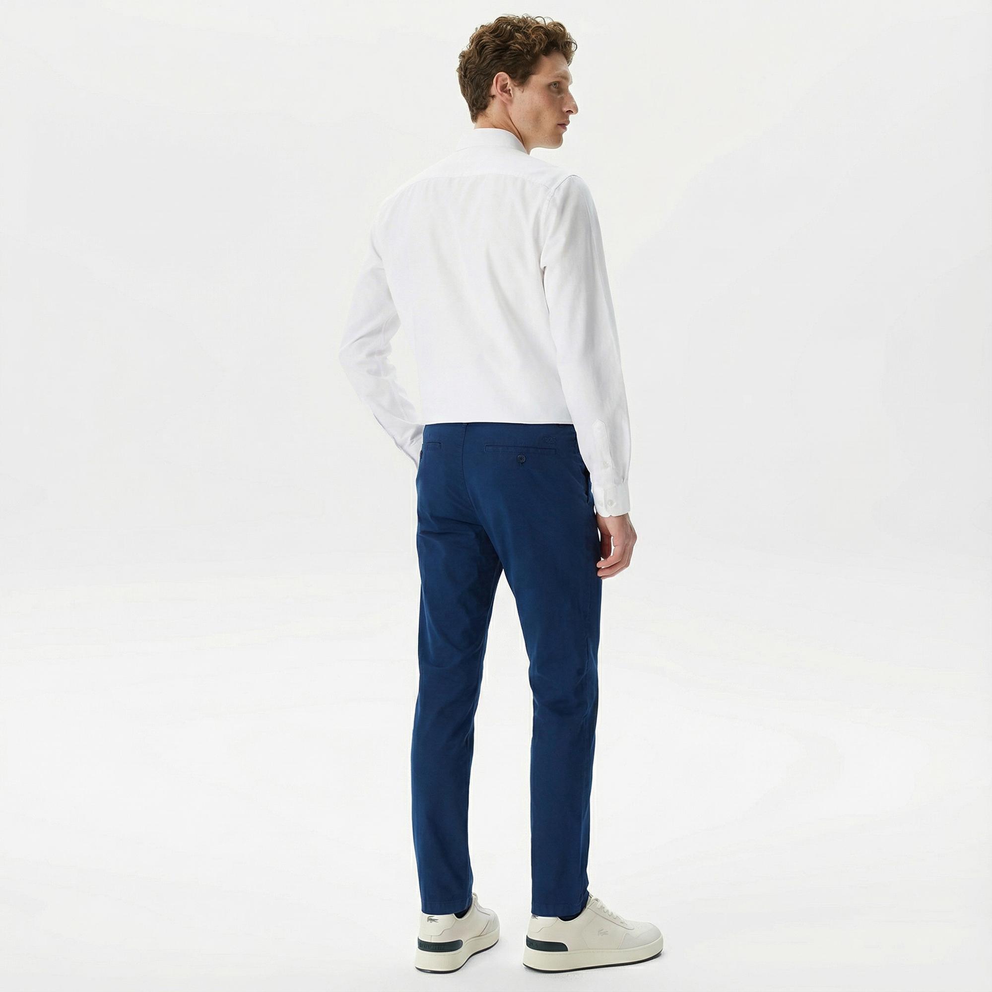Lacoste Erkek Slim Fit Lacivert Pantolon