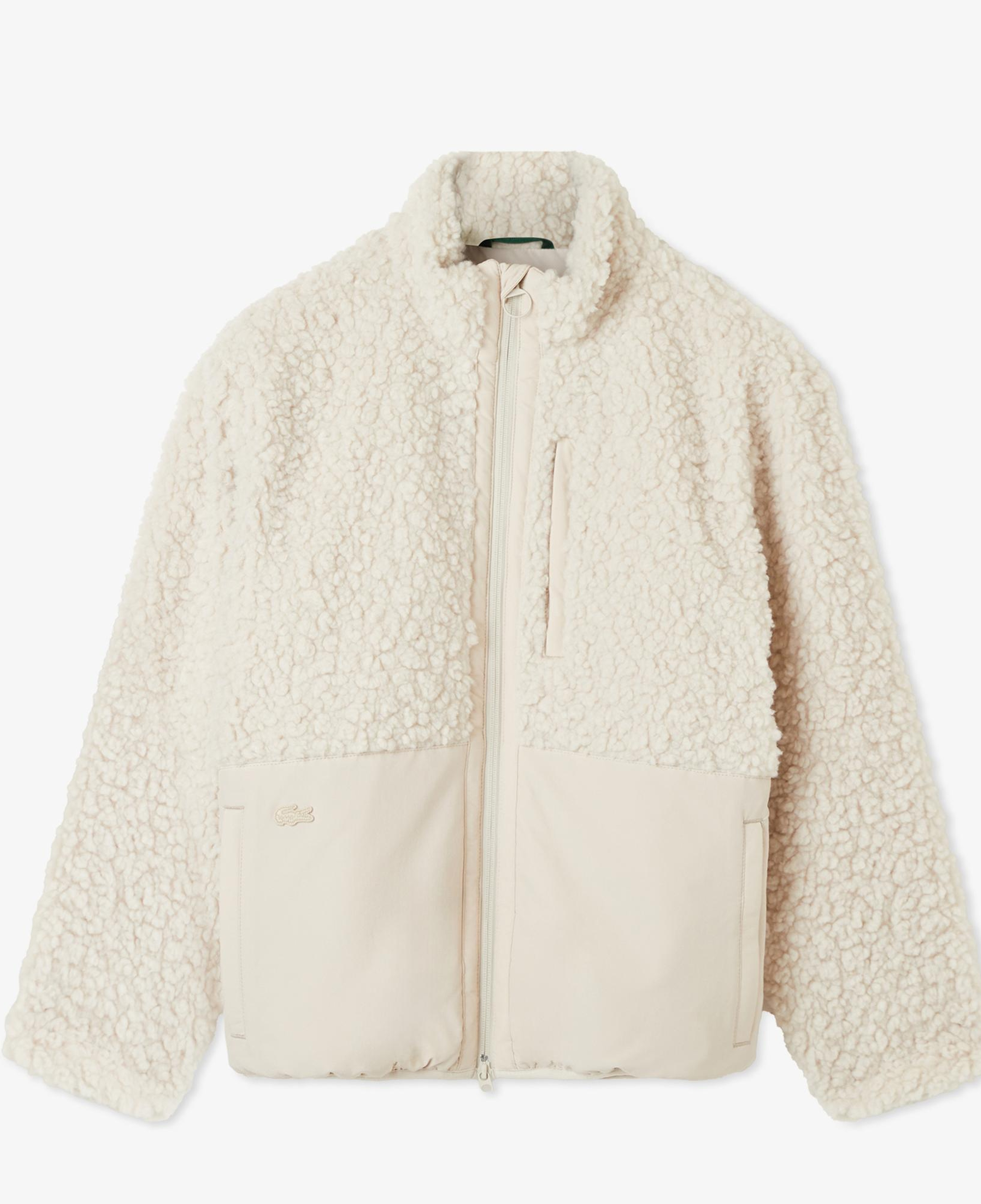 Lacoste Kadın Dik Yaka Beyaz Ceket