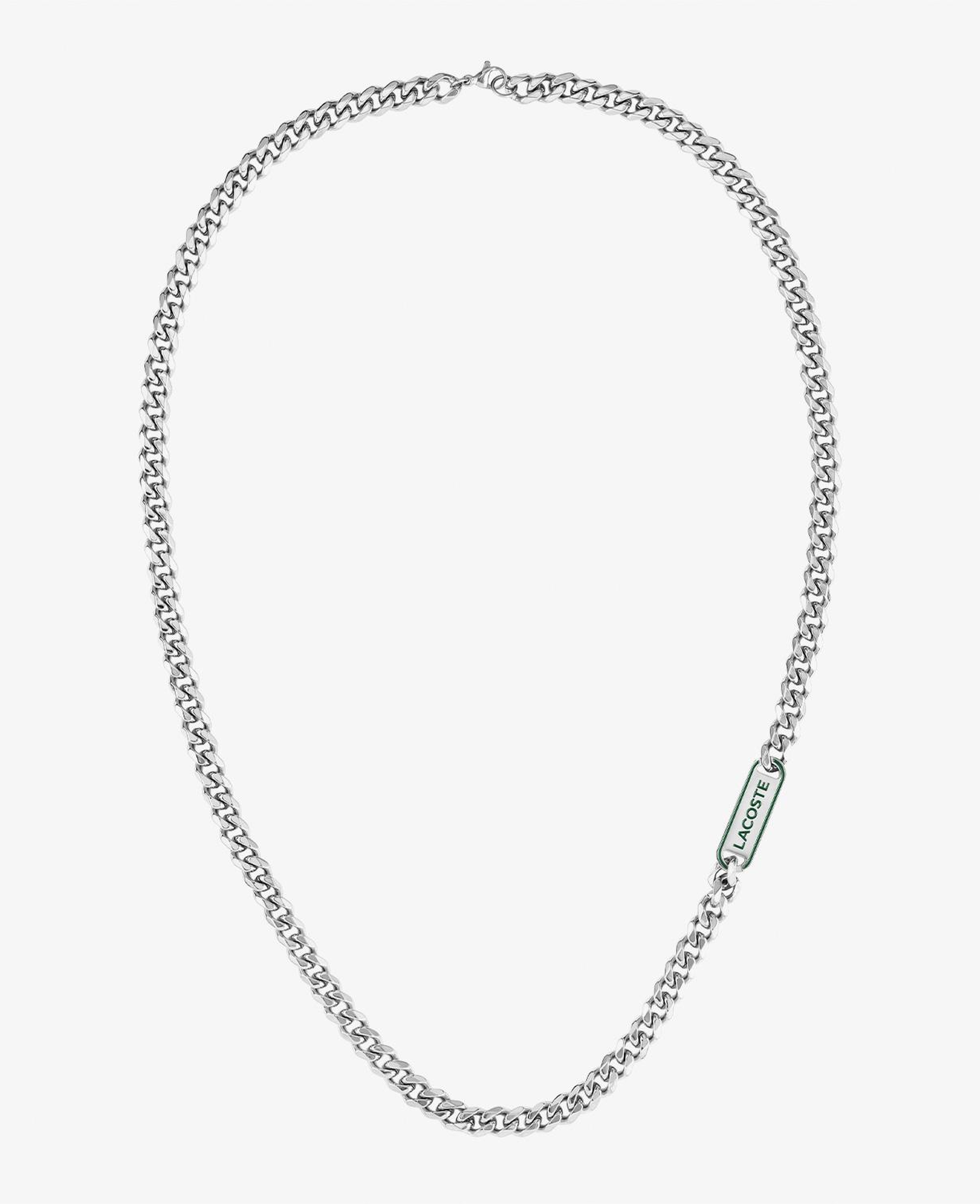 Lacoste Erkek Gri Çelik Kolye