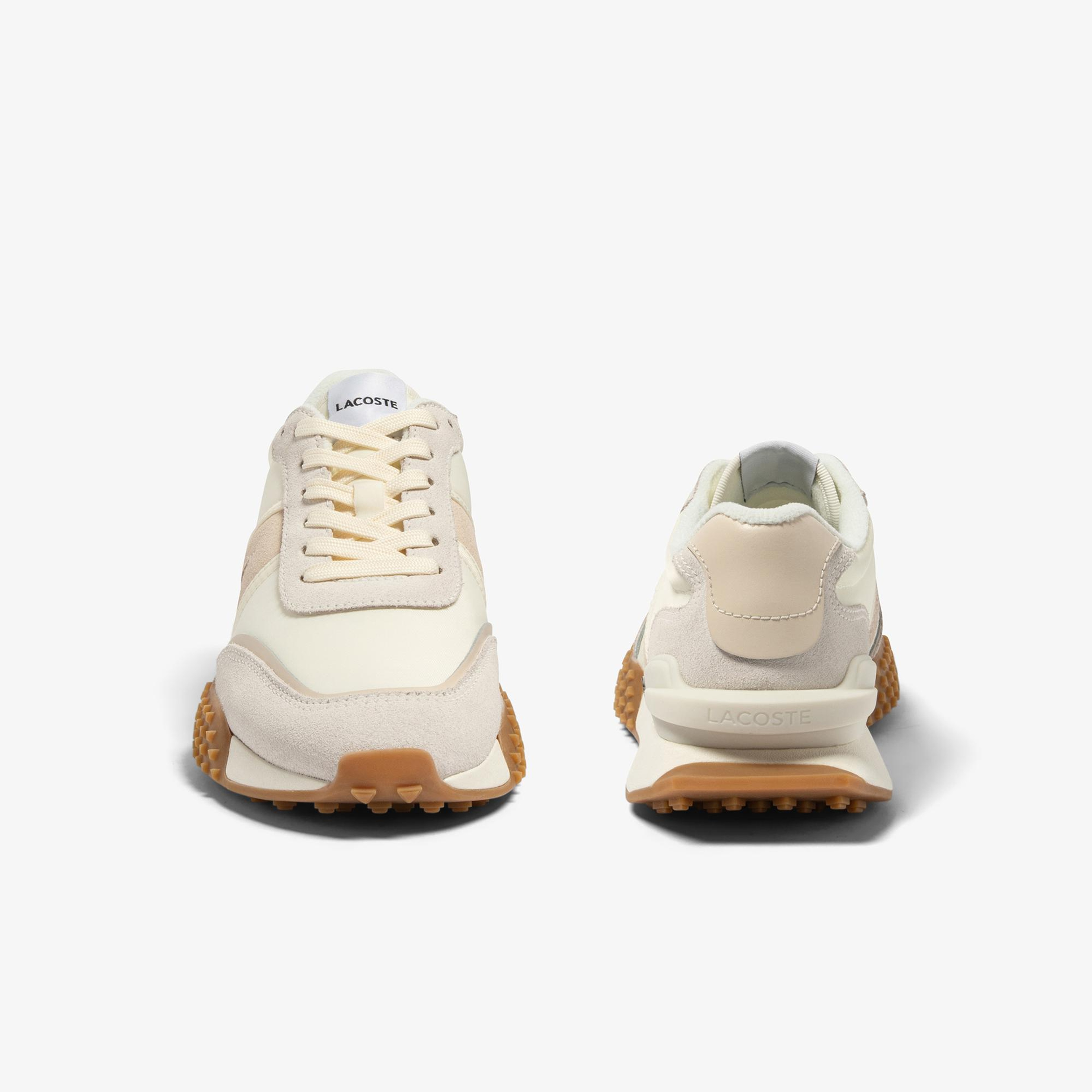 Lacoste L-Spin Deluxe Kadın Bej Sneaker