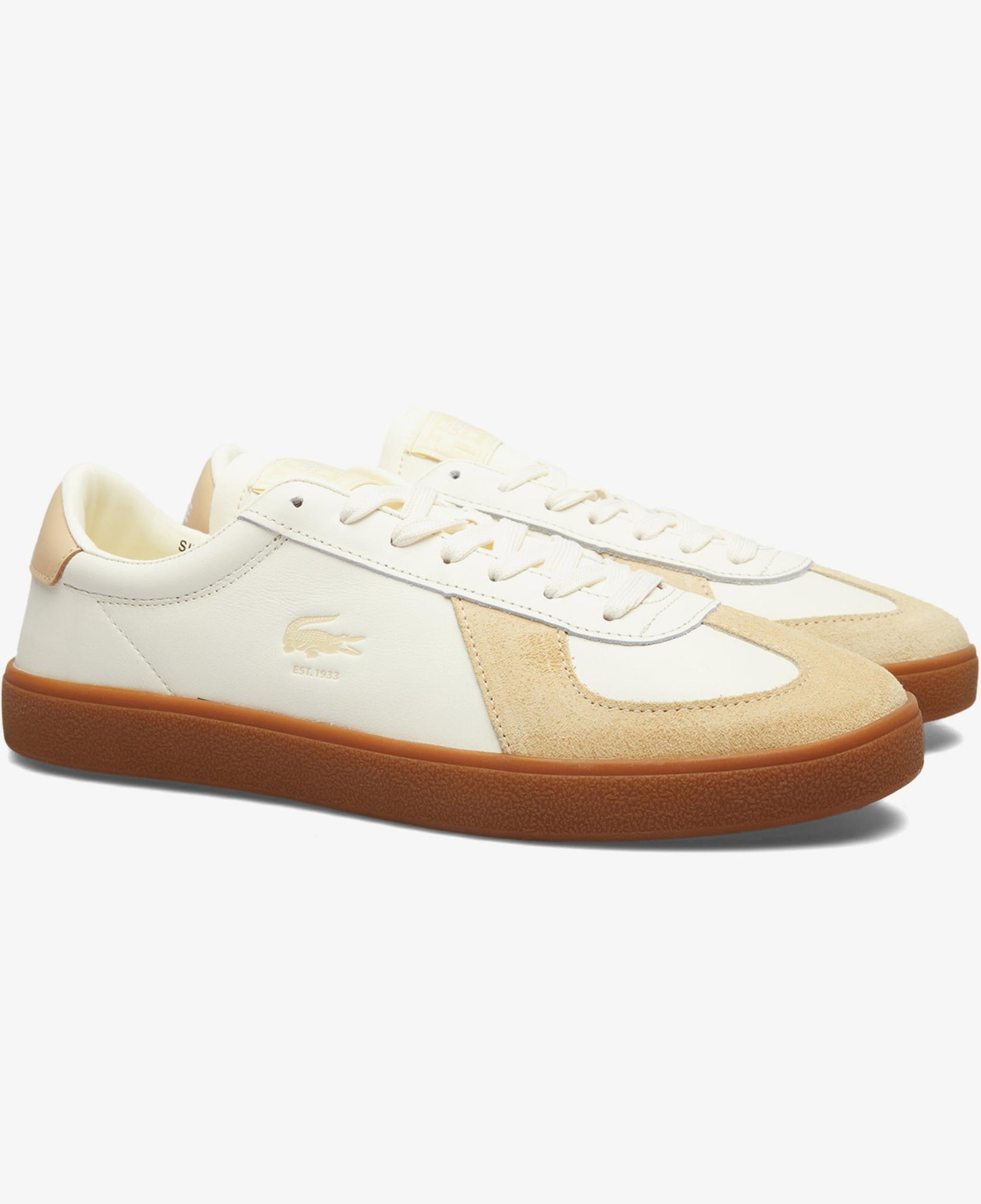 Lacoste Baseshot Pro Erkek Bej Sneaker