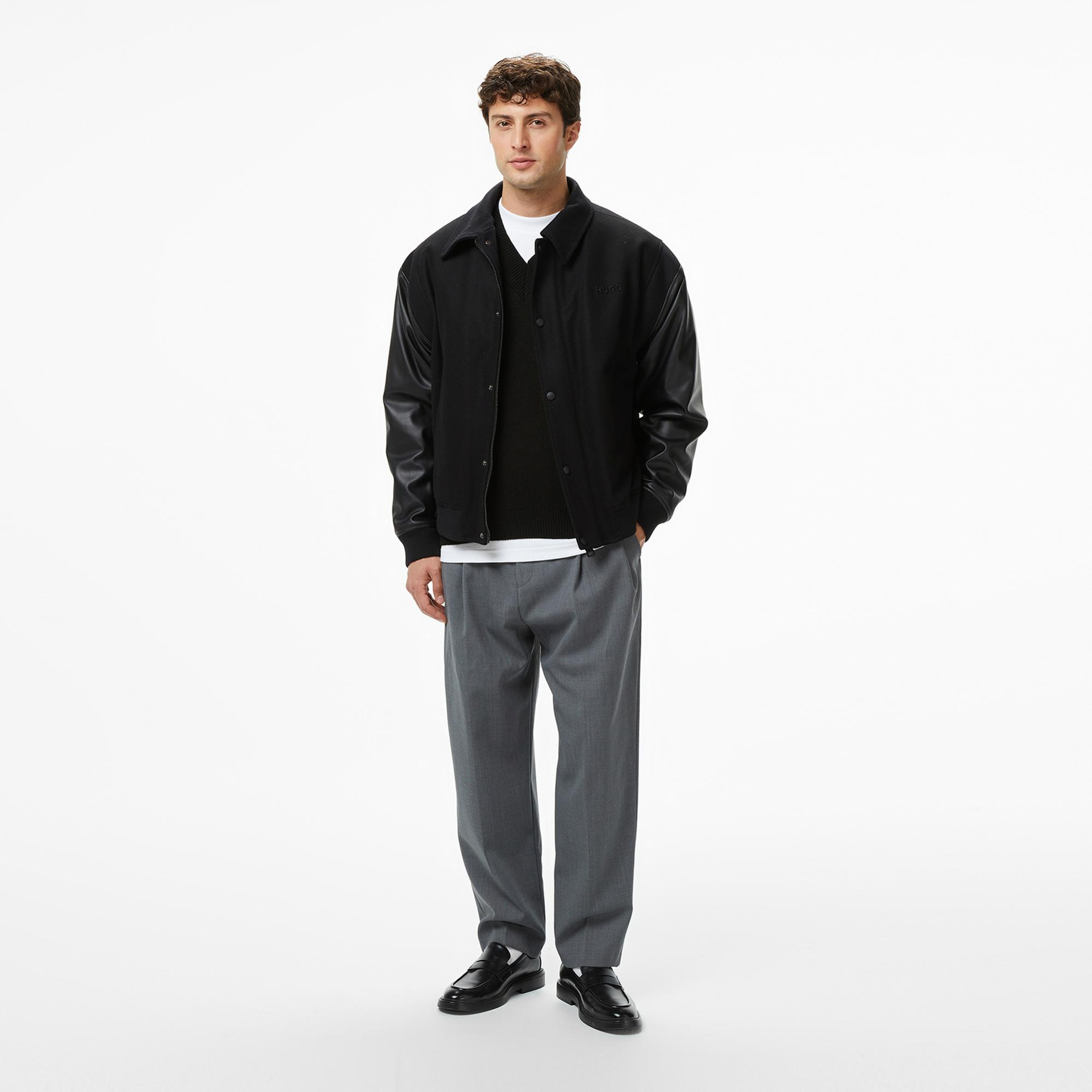Hugo Barkus Erkek Siyah Ceket