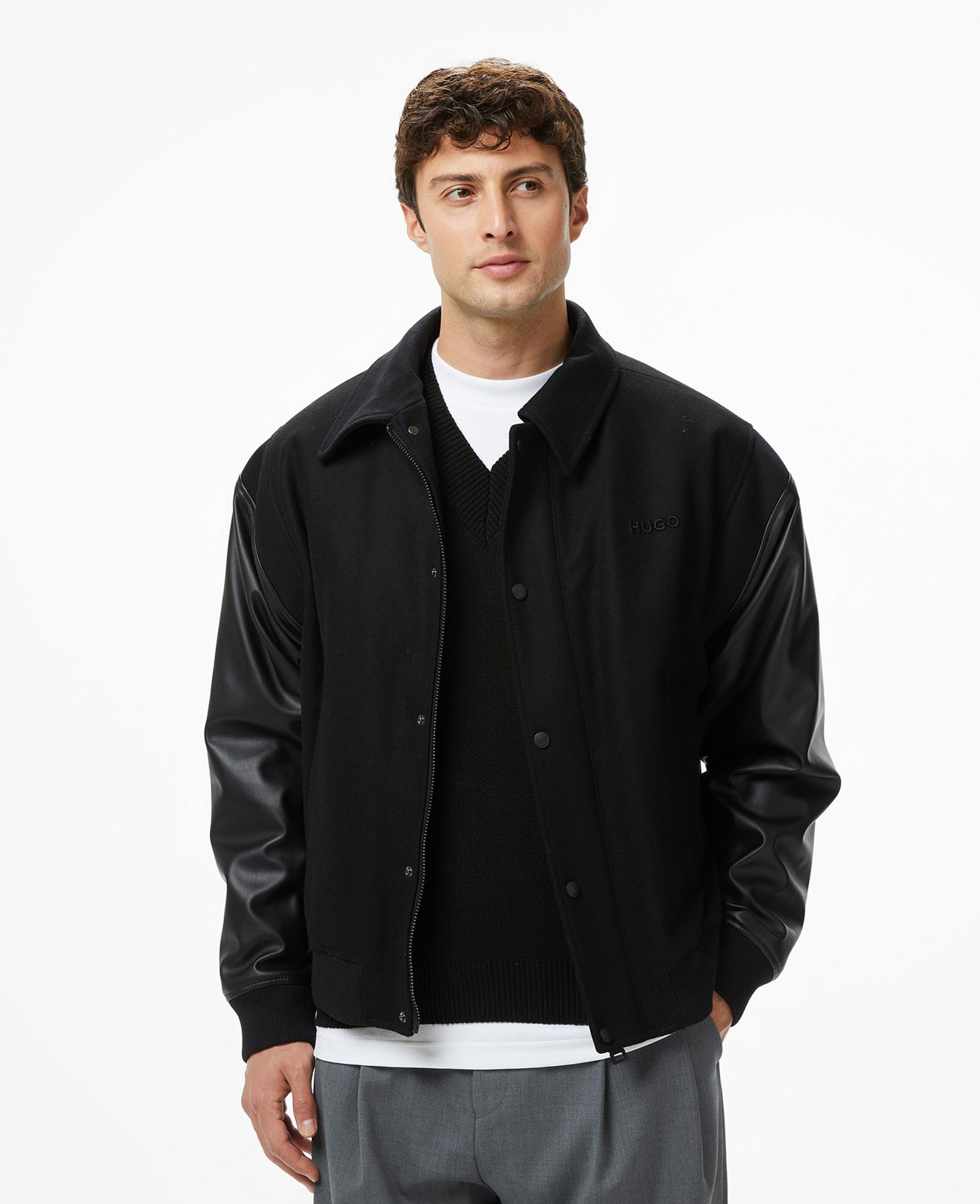 Hugo Barkus Erkek Siyah Ceket