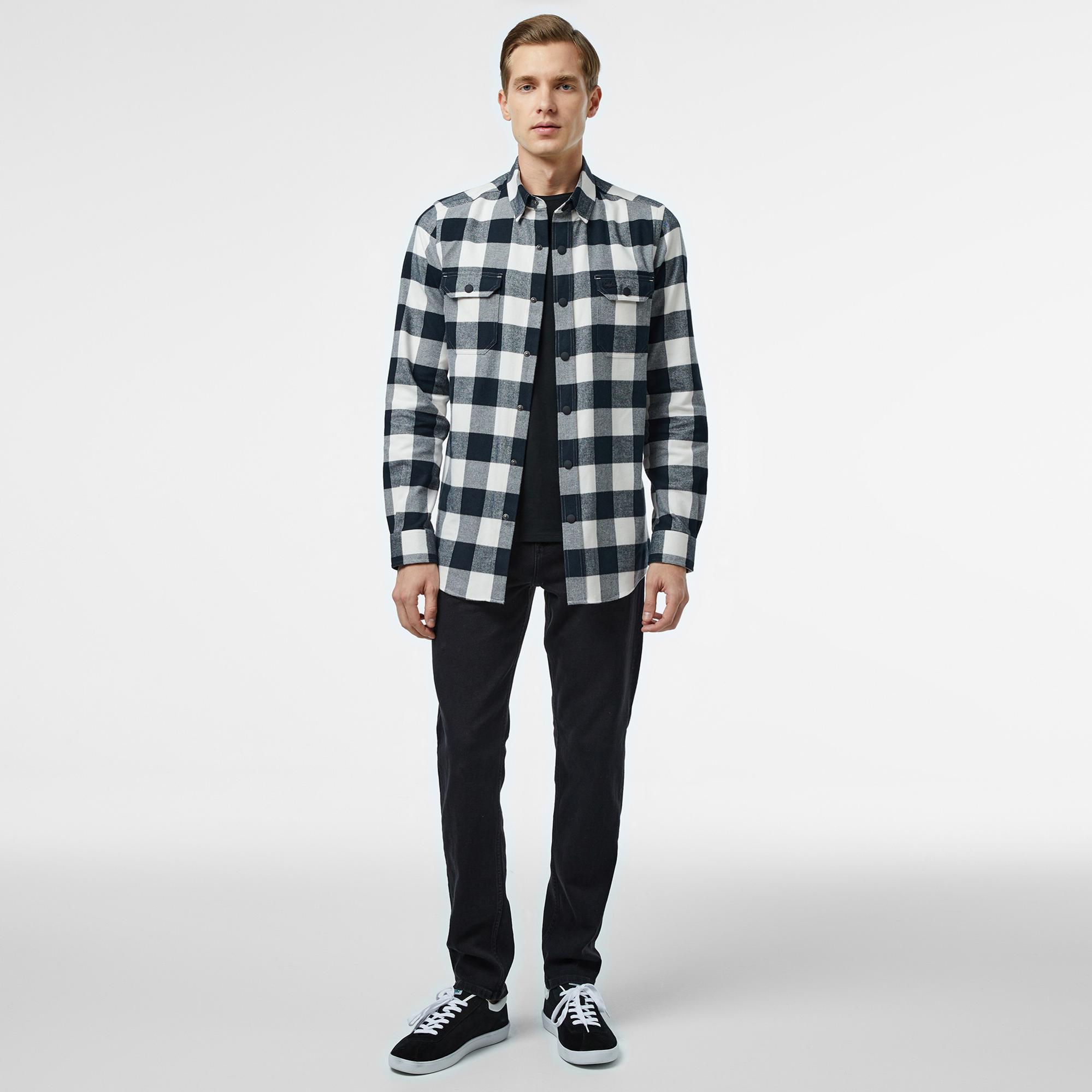 Lacoste Erkek Regular Fit Siyah Jean Pantolon