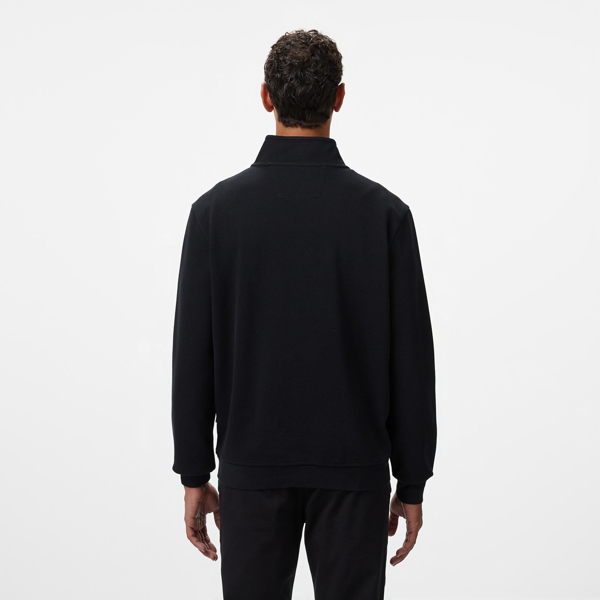 Nautica Erkek Siyah Regular Fit Sweatshirt