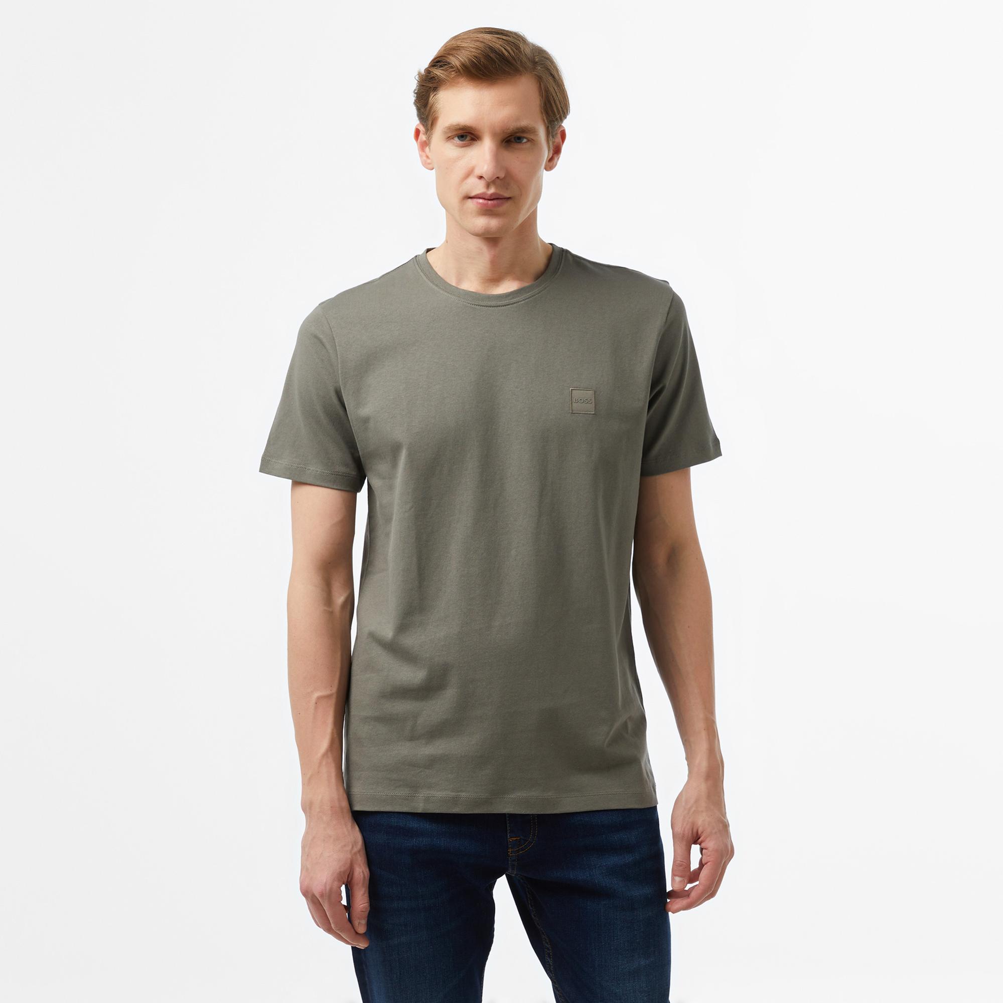Boss Tales Erkek Gri T-Shirt