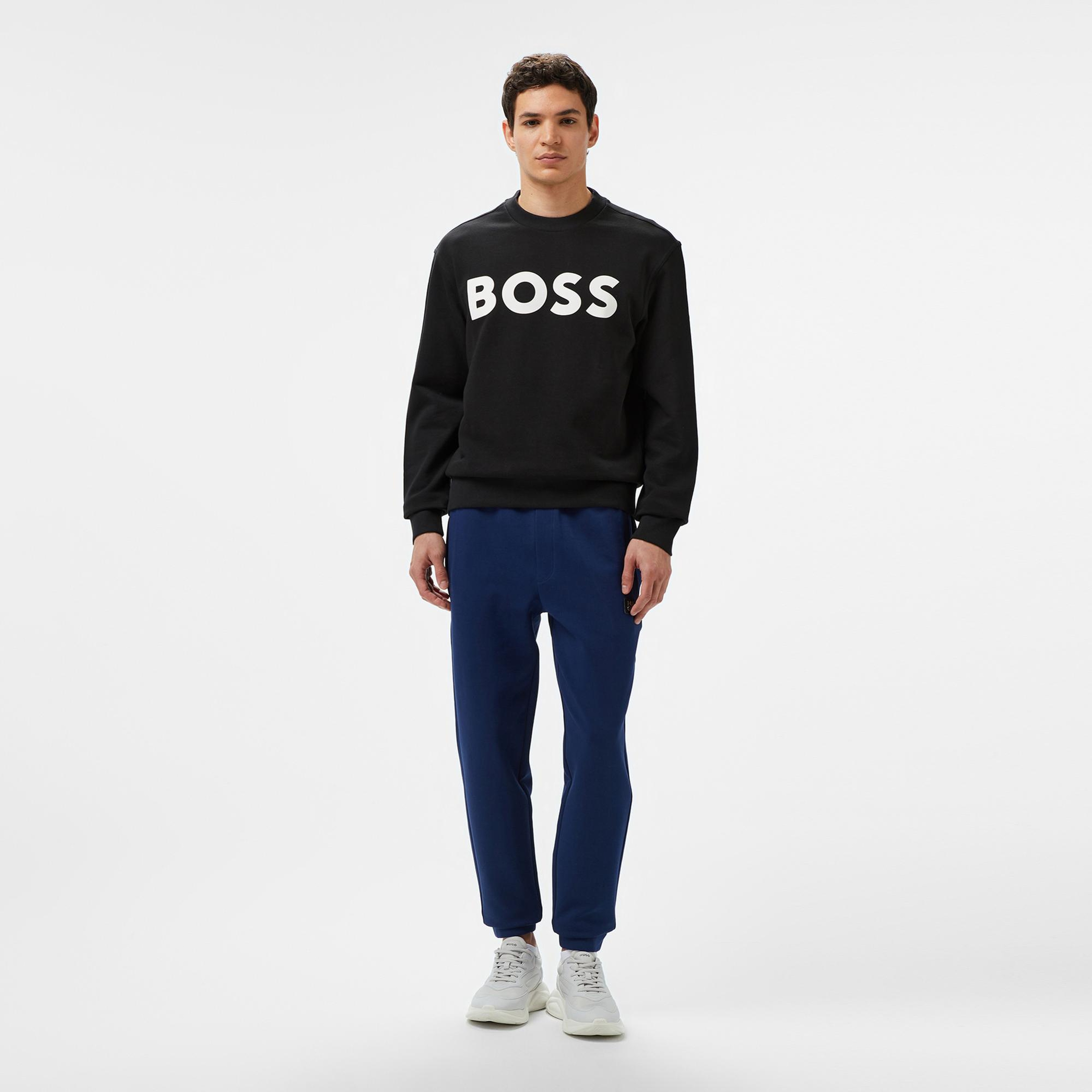 Boss Erkek Siyah Sweatshirt
