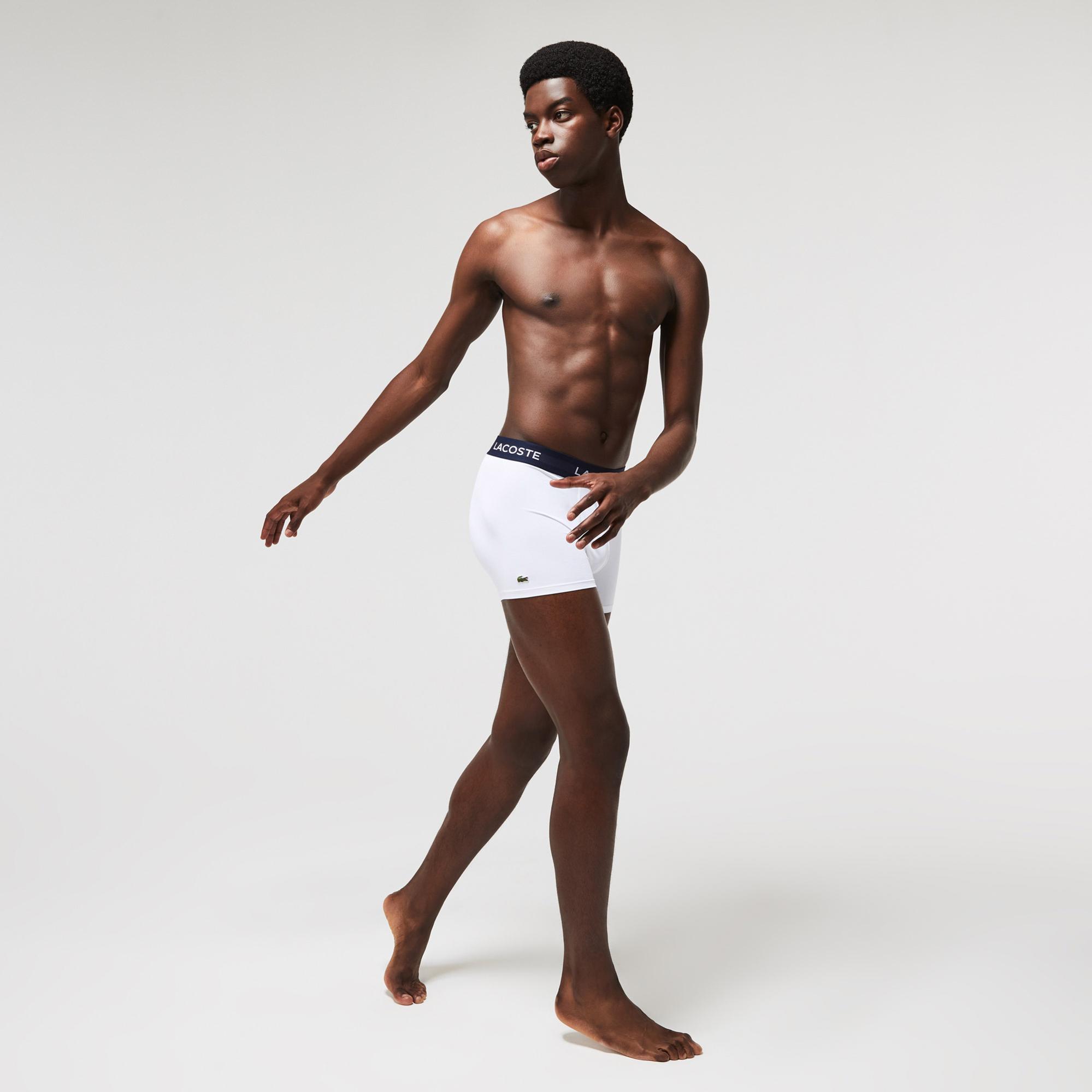 Lacoste Erkek 3'lü Renkli Boxer