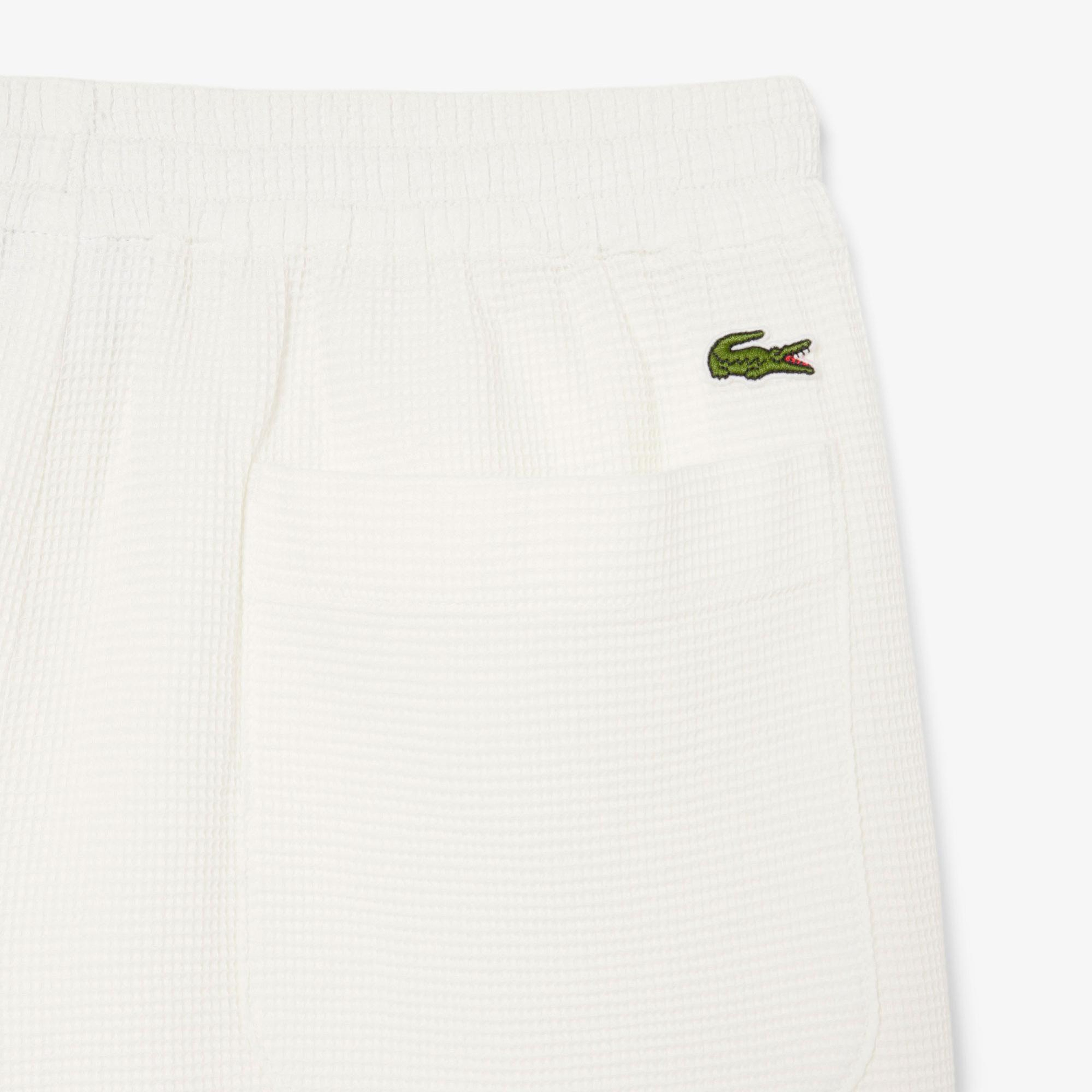 Lacoste Erkek Relaxed Fit Beyaz Şort