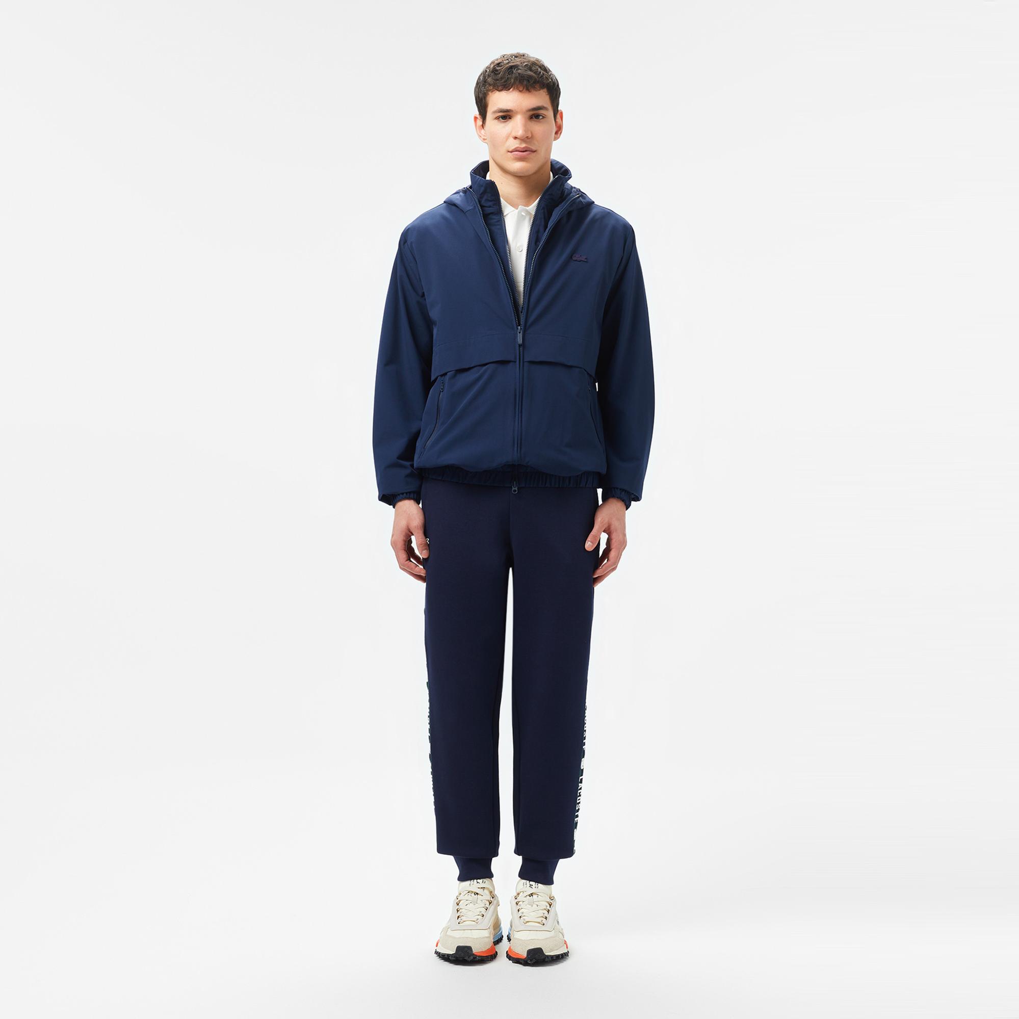 Lacoste Erkek Kapüşonlu Lacivert Ceket