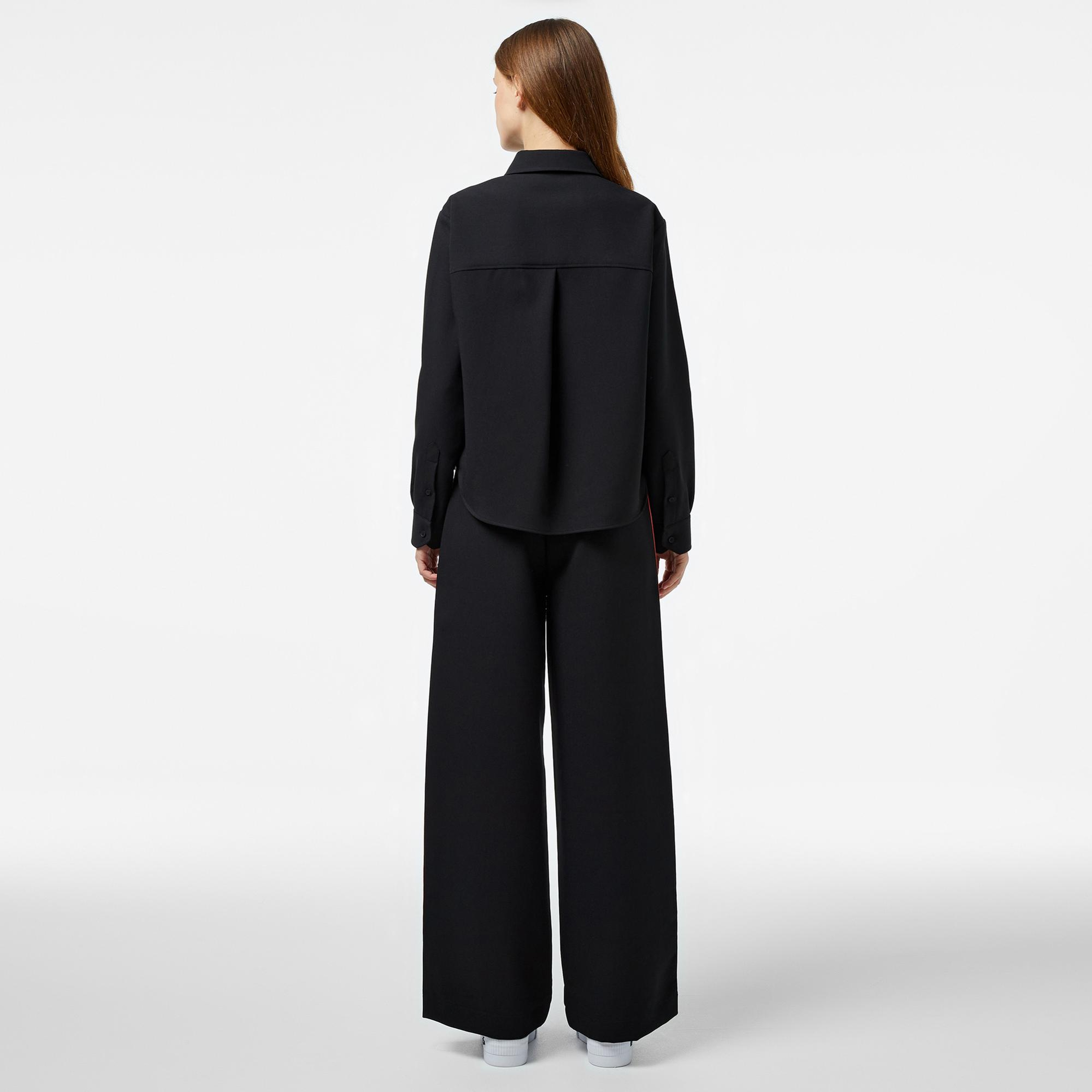 Lacoste Kadın Regular Fit Siyah Pantolon