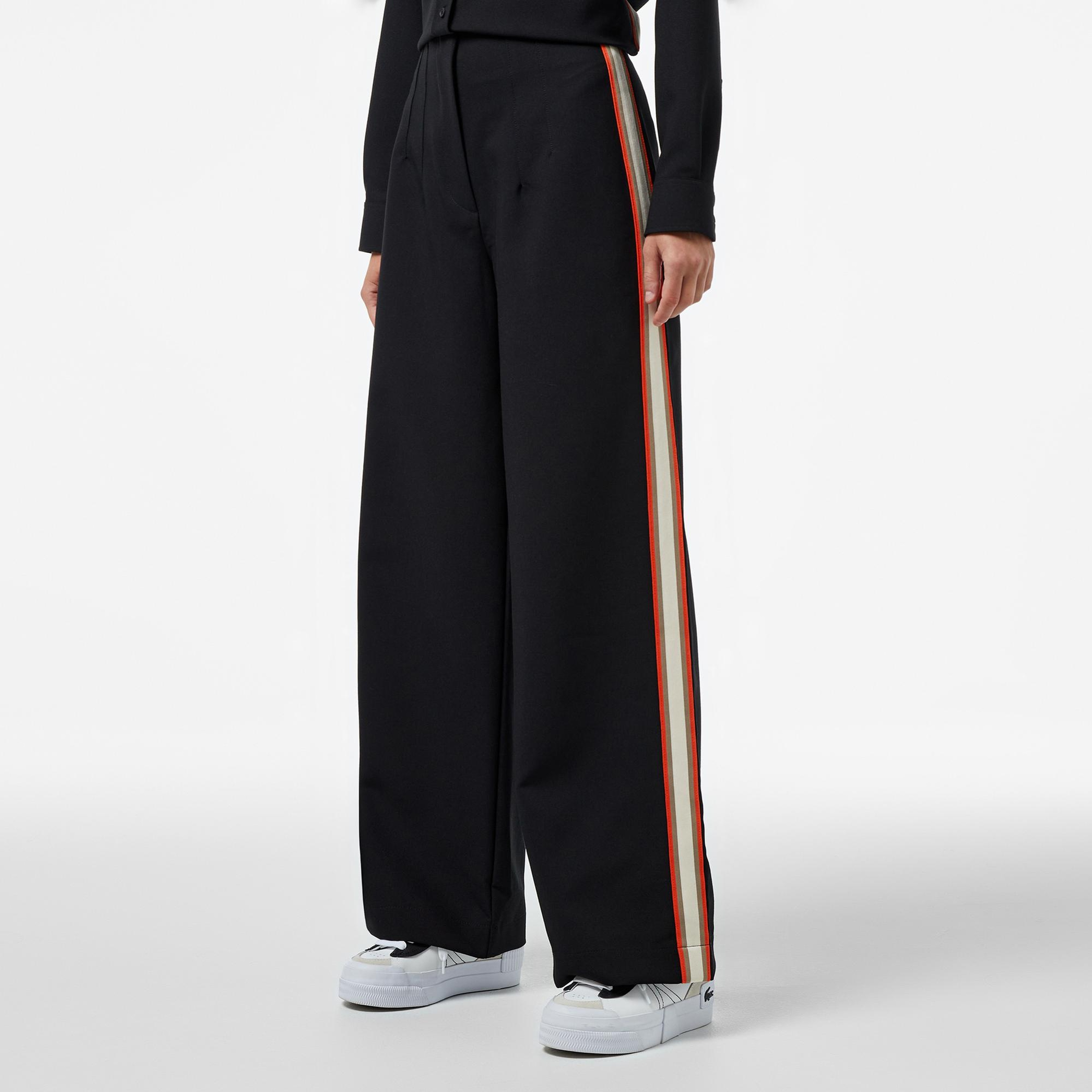 Lacoste Kadın Regular Fit Siyah Pantolon