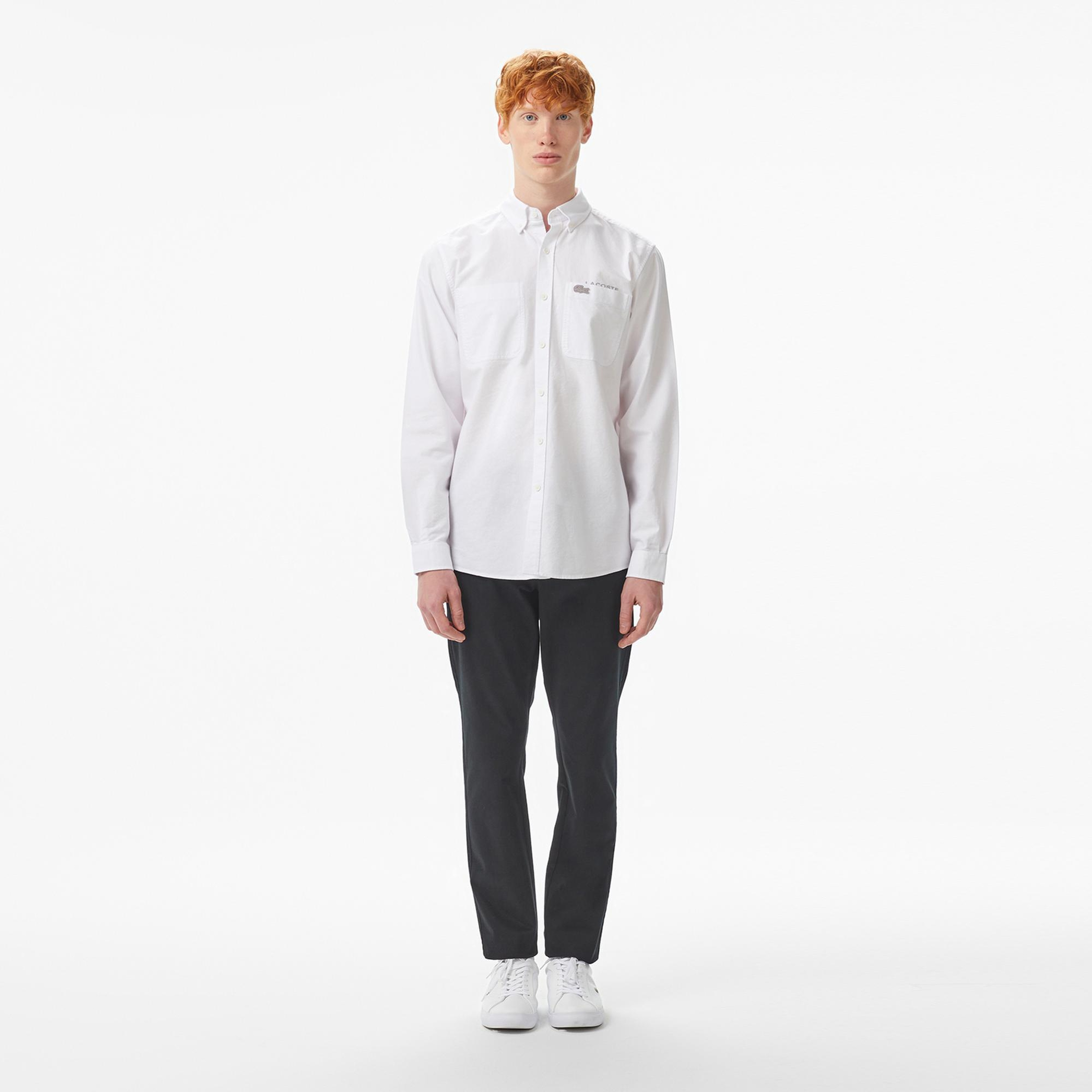 Lacoste Erkek Slim Fit Siyah Chino Pantolon