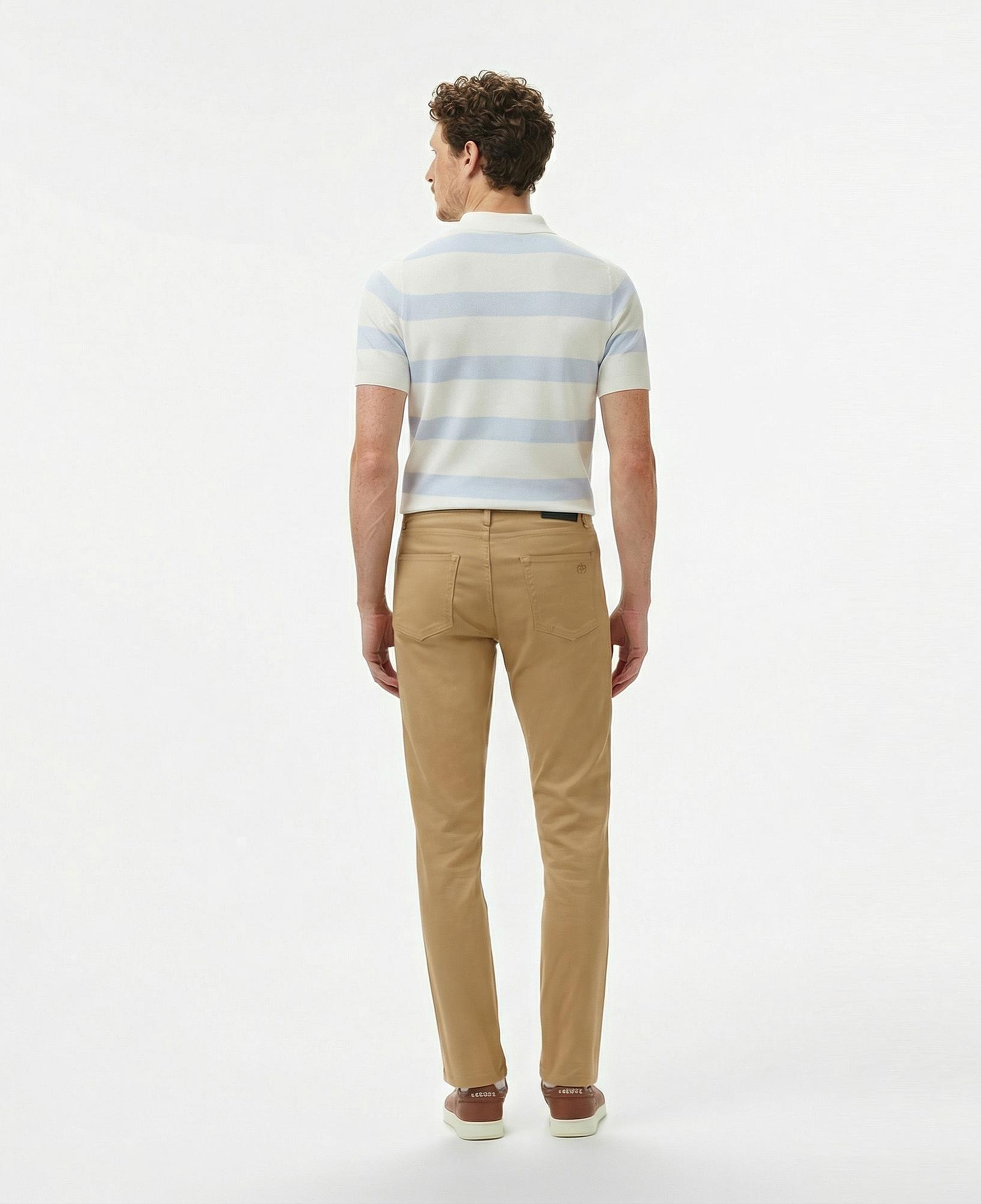 Lacoste Erkek Slim Fit Bej Jean Pantolon