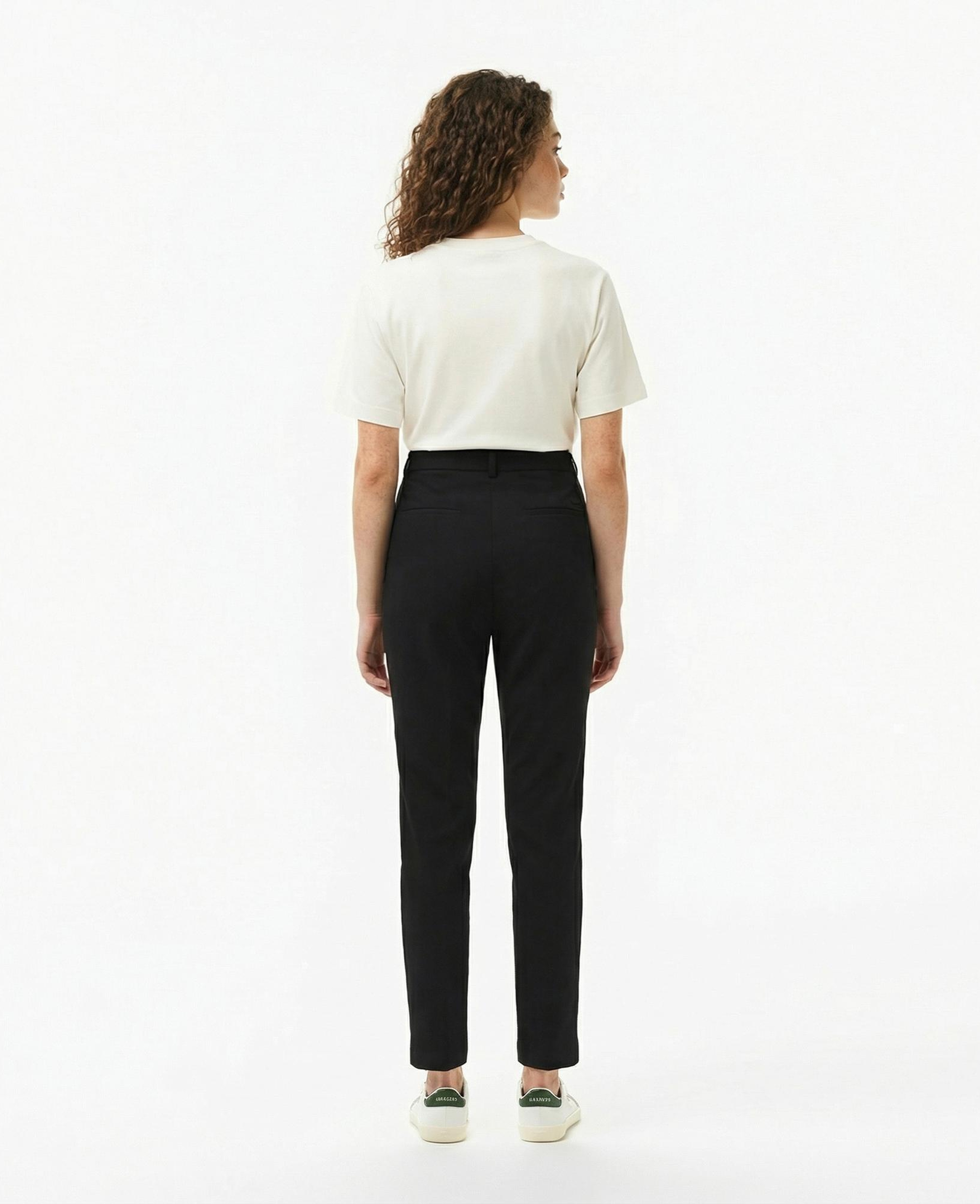 Lacoste Kadın Regular Fit Siyah Pantolon