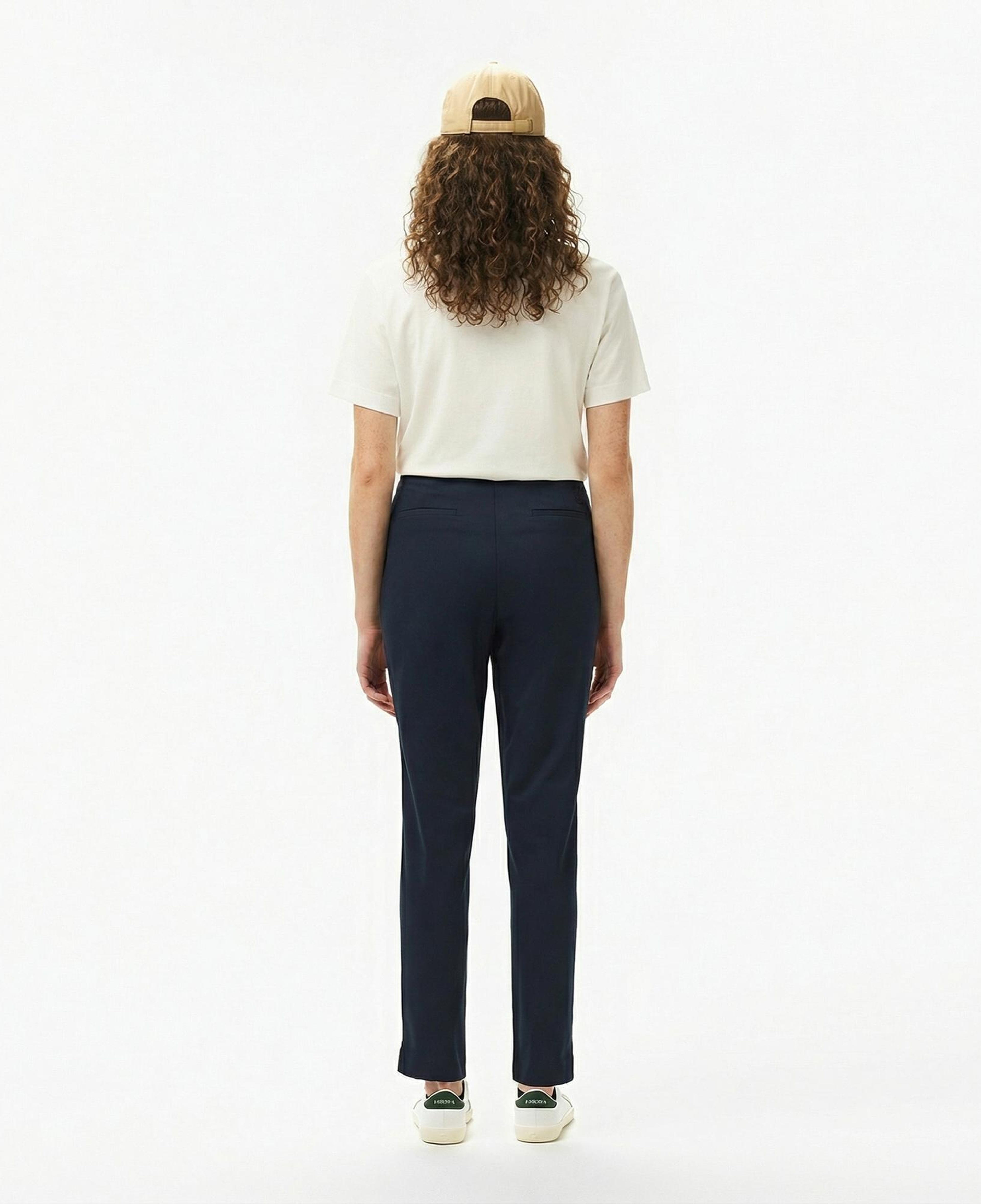 Lacoste Kadın Regular Fit Lacivert Pantolon