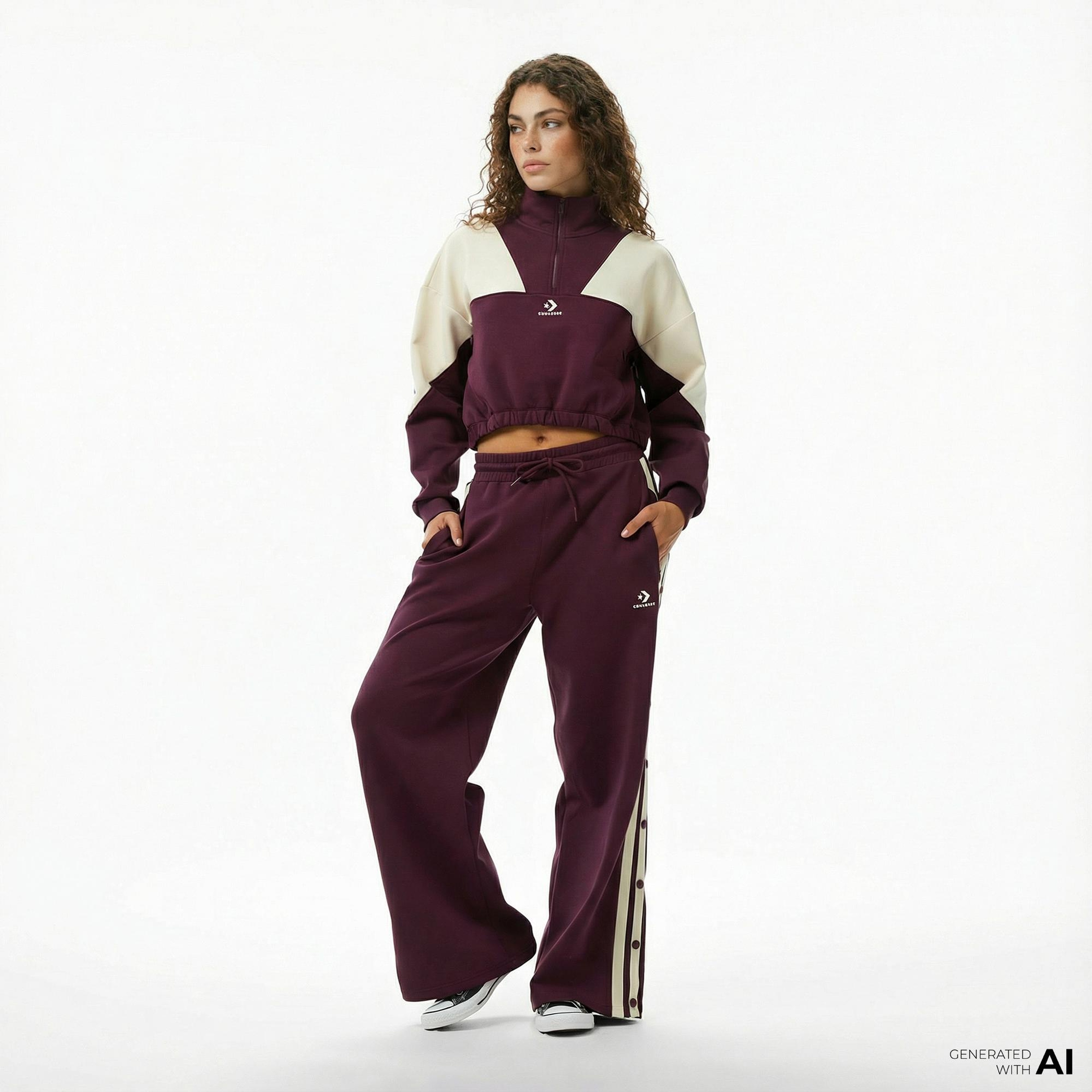 Converse Kadın Bordo Eşofman Altı