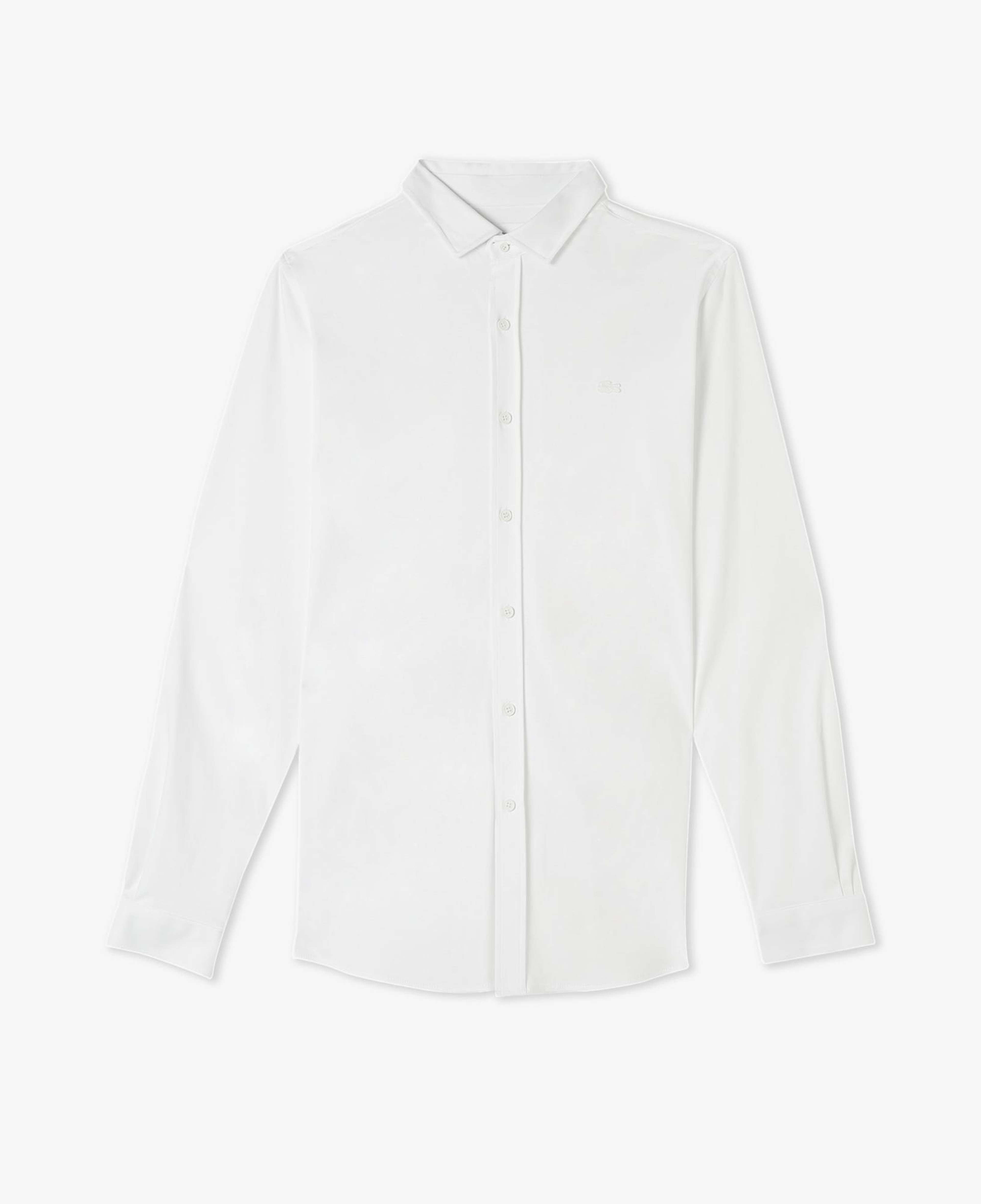 Lacoste Erkek Slim Fit Beyaz Gömlek