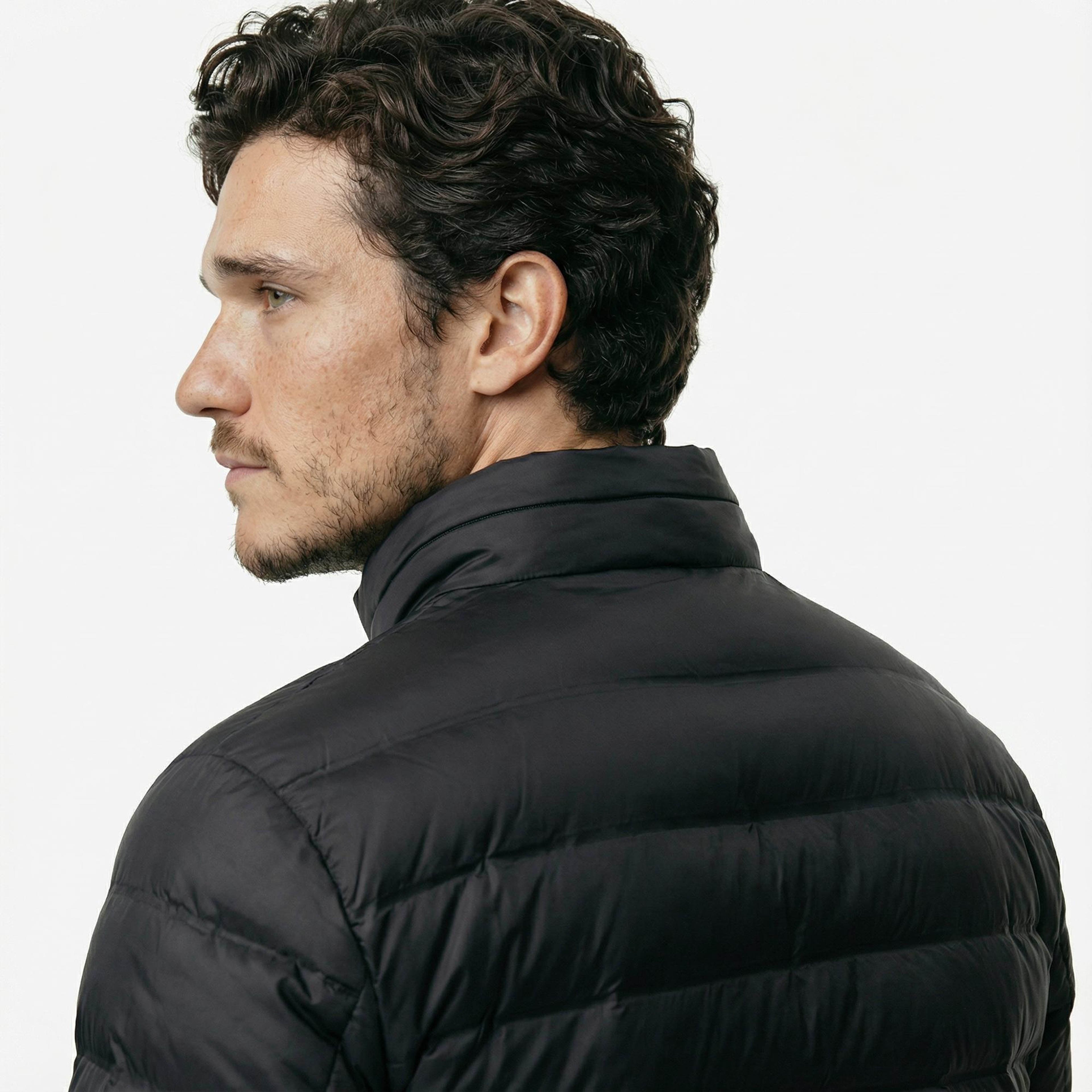 Lacoste Erkek Kapüşonlu Siyah Mont