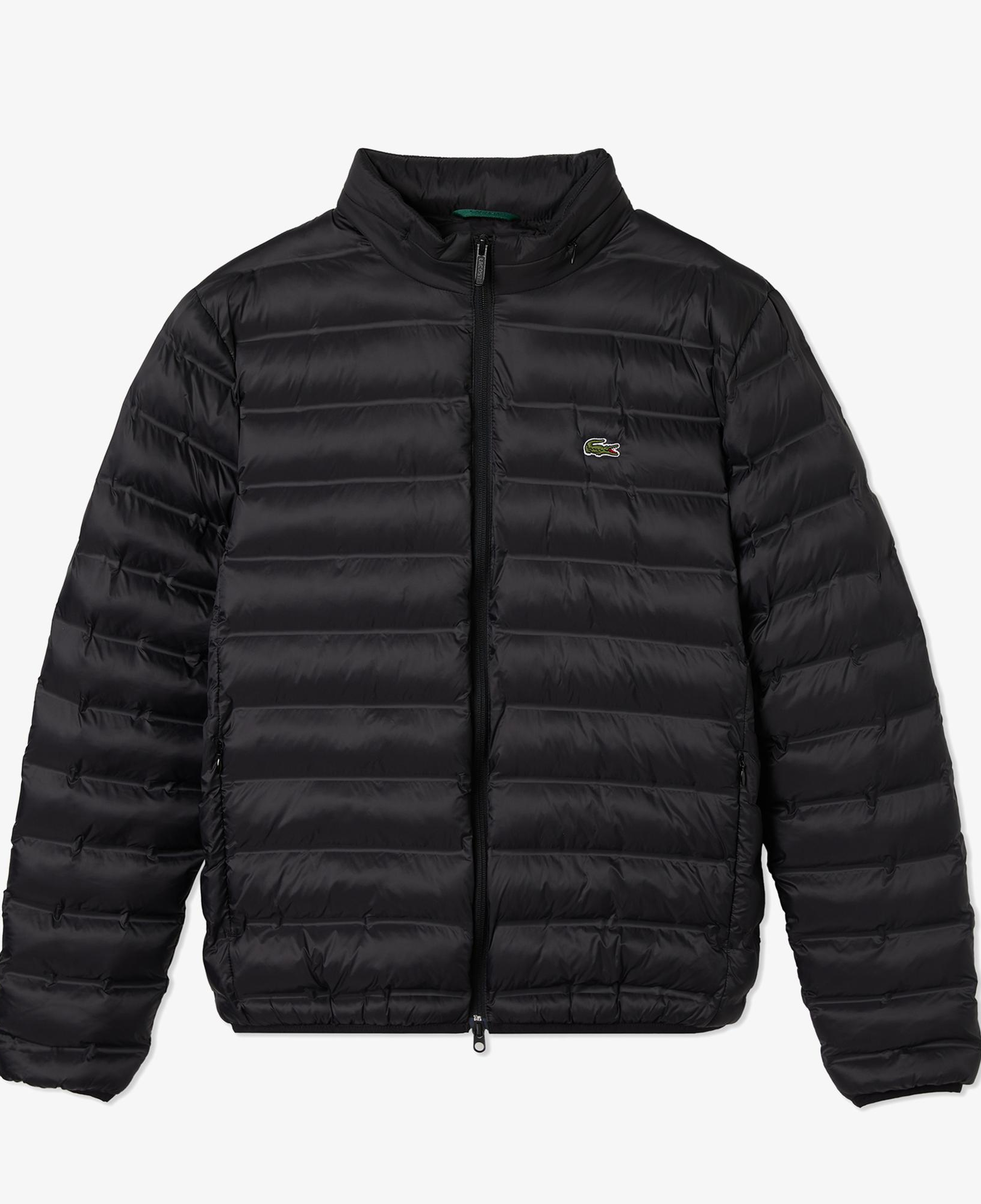 Lacoste Erkek Kapüşonlu Siyah Mont