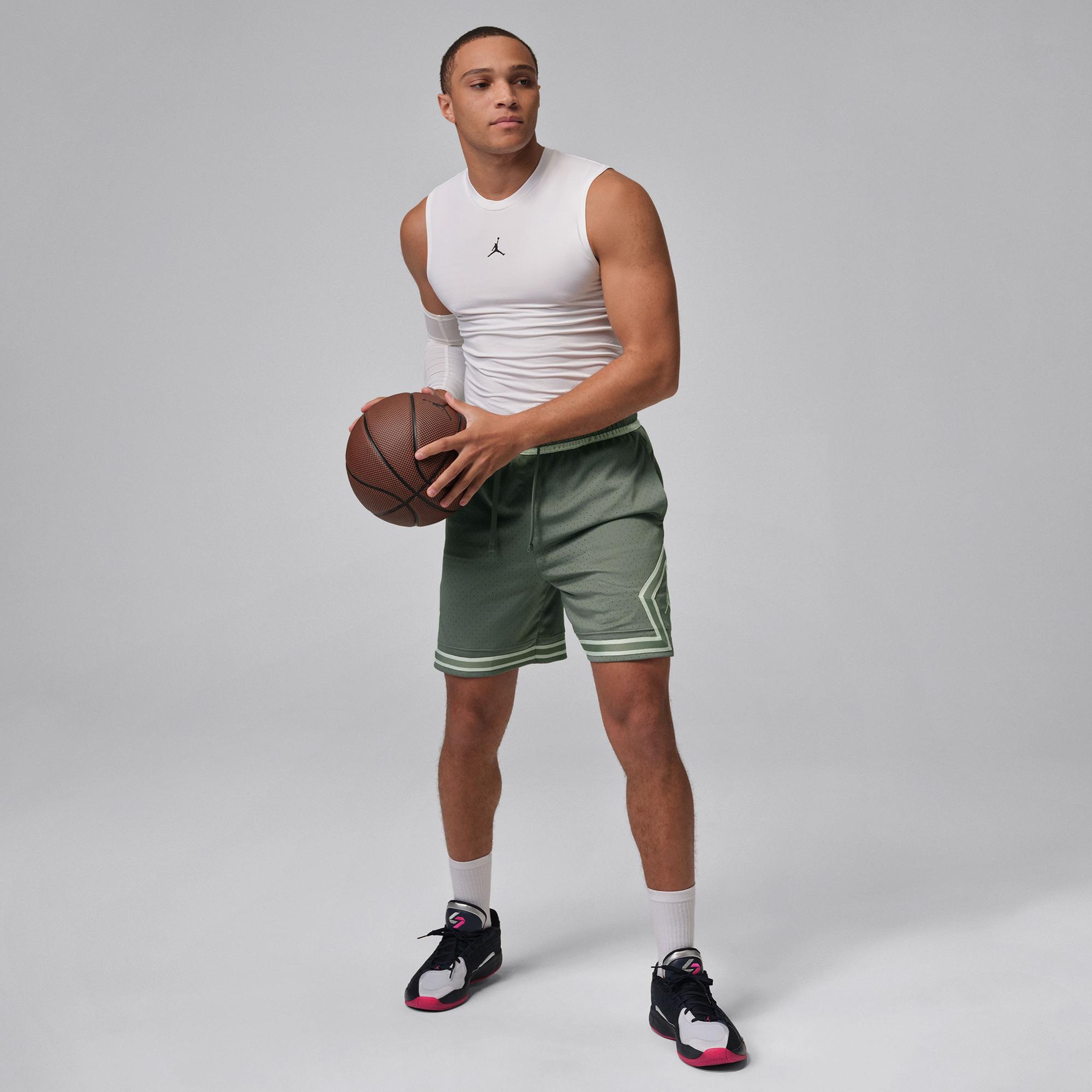 Jordan Dri-Fit Sport Diamond Erkek Yeşil Şort