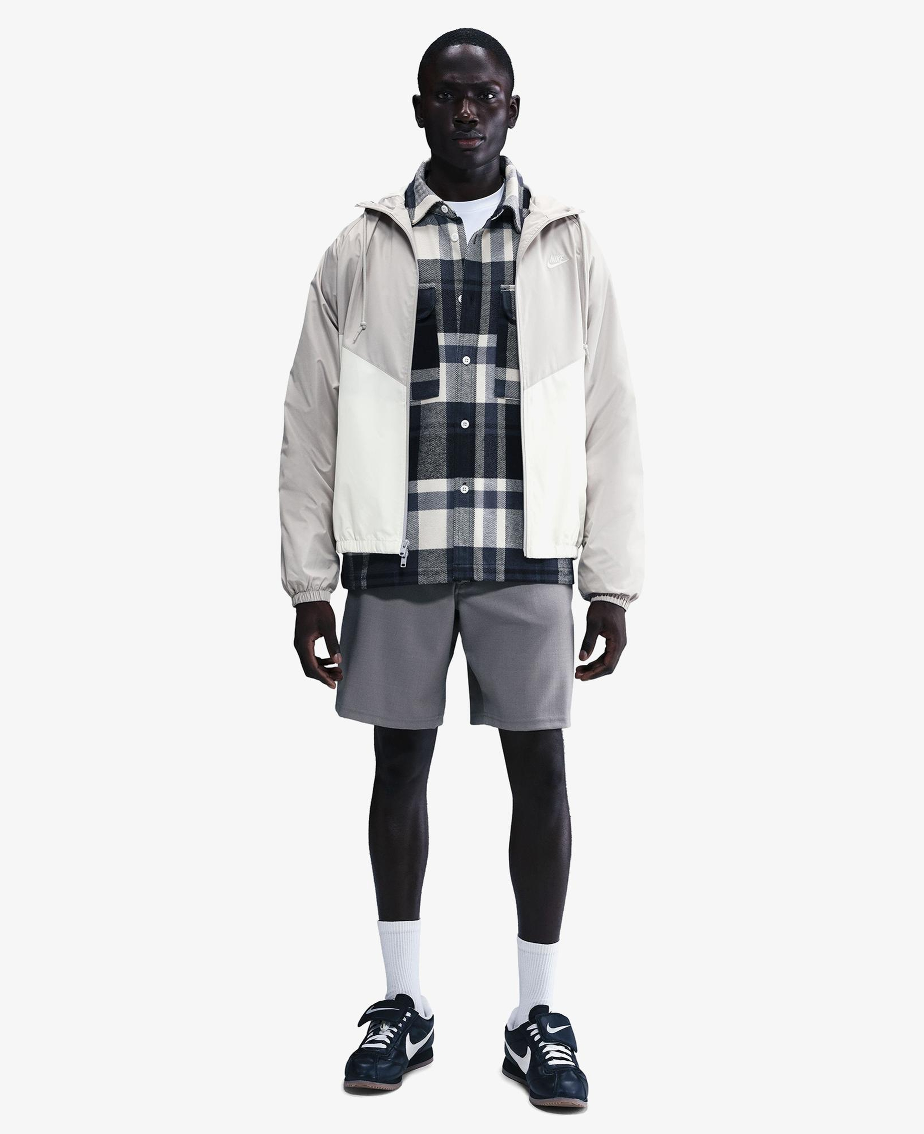 Nike Windrunner Erkek Beyaz Ceket