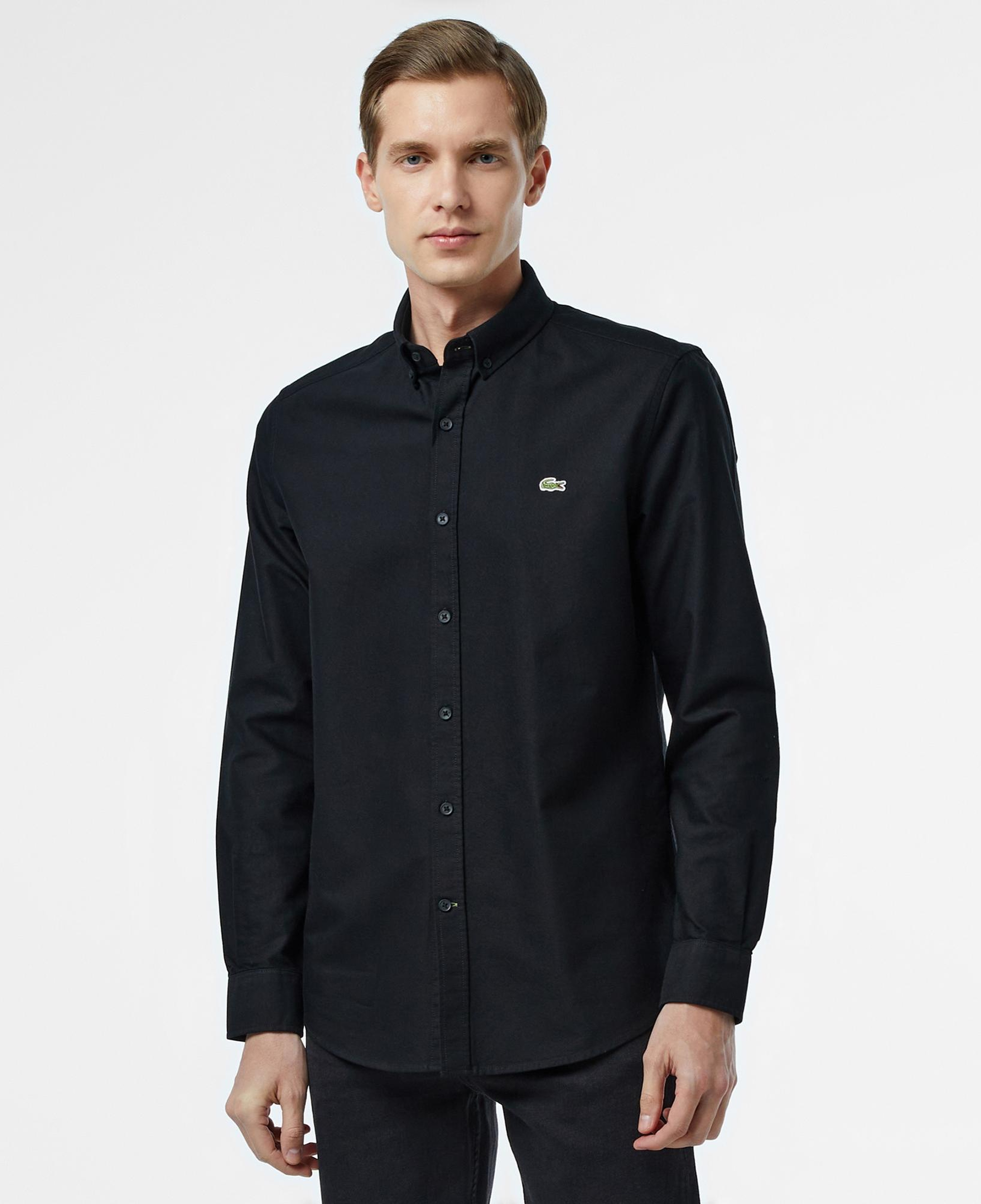 Lacoste Erkek Slim Fit Siyah Gömlek