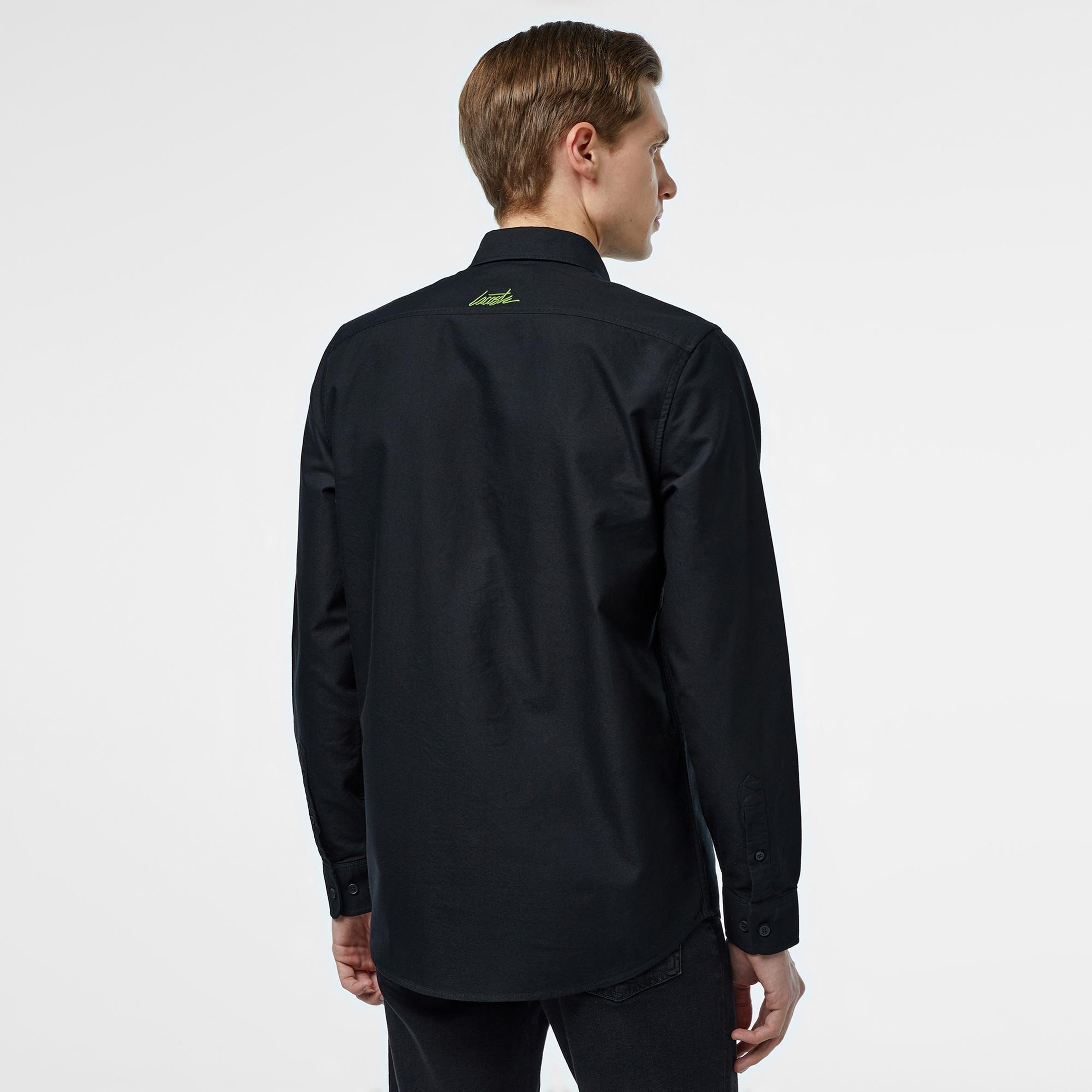 Lacoste Erkek Slim Fit Siyah Gömlek