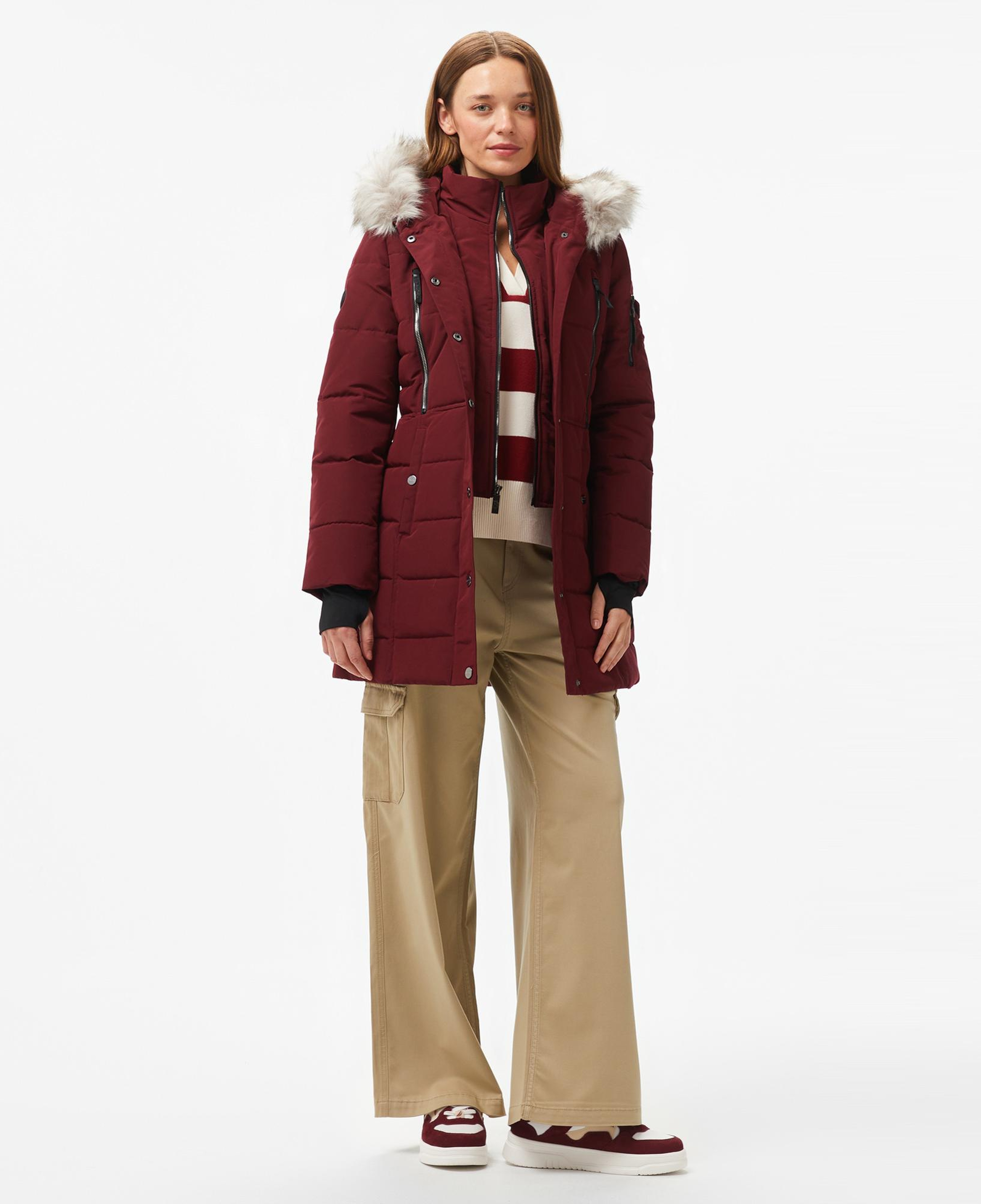 Nautica Kadın Bordo Mont