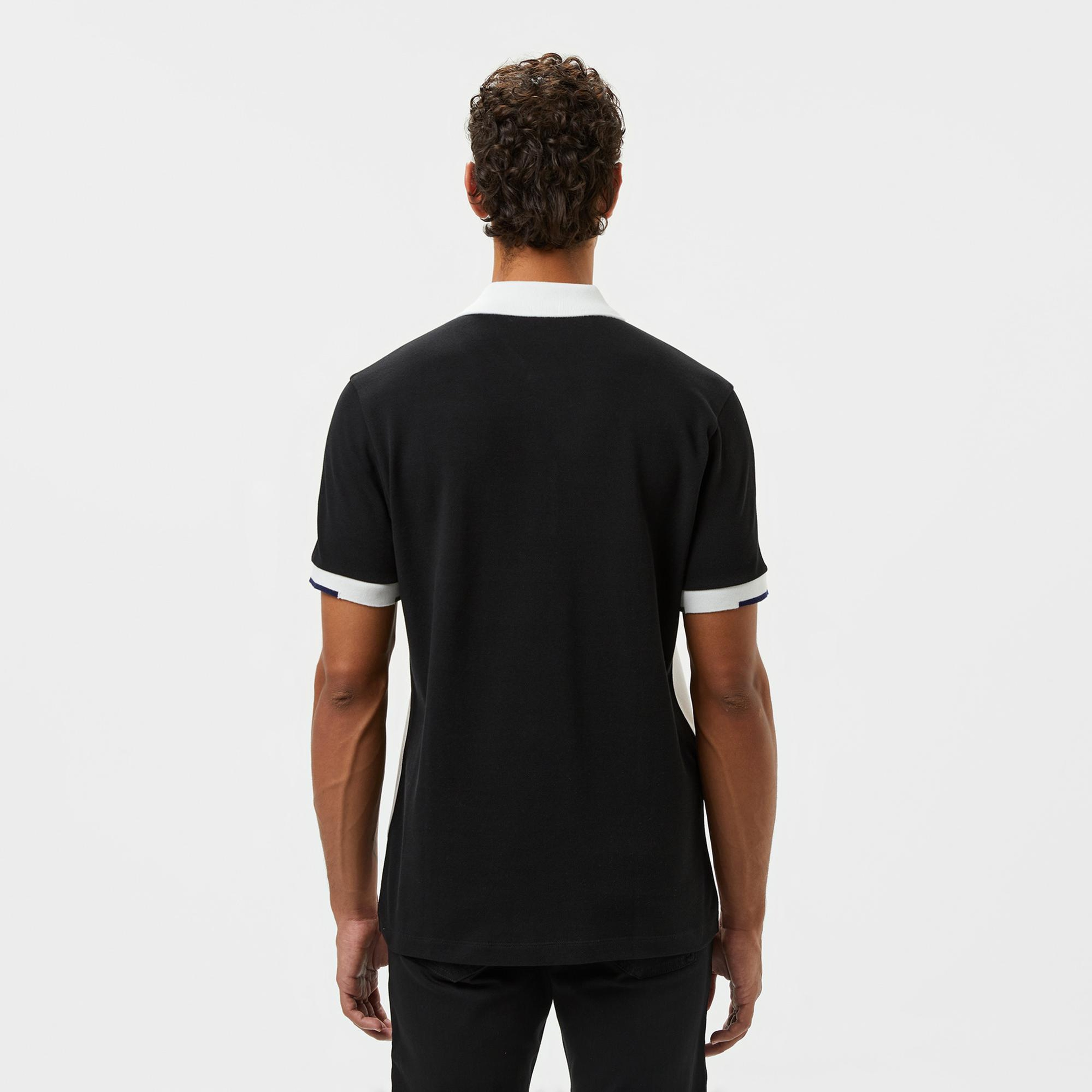 Lacoste Erkek Regular Fit Renk Bloklu Beyaz Polo