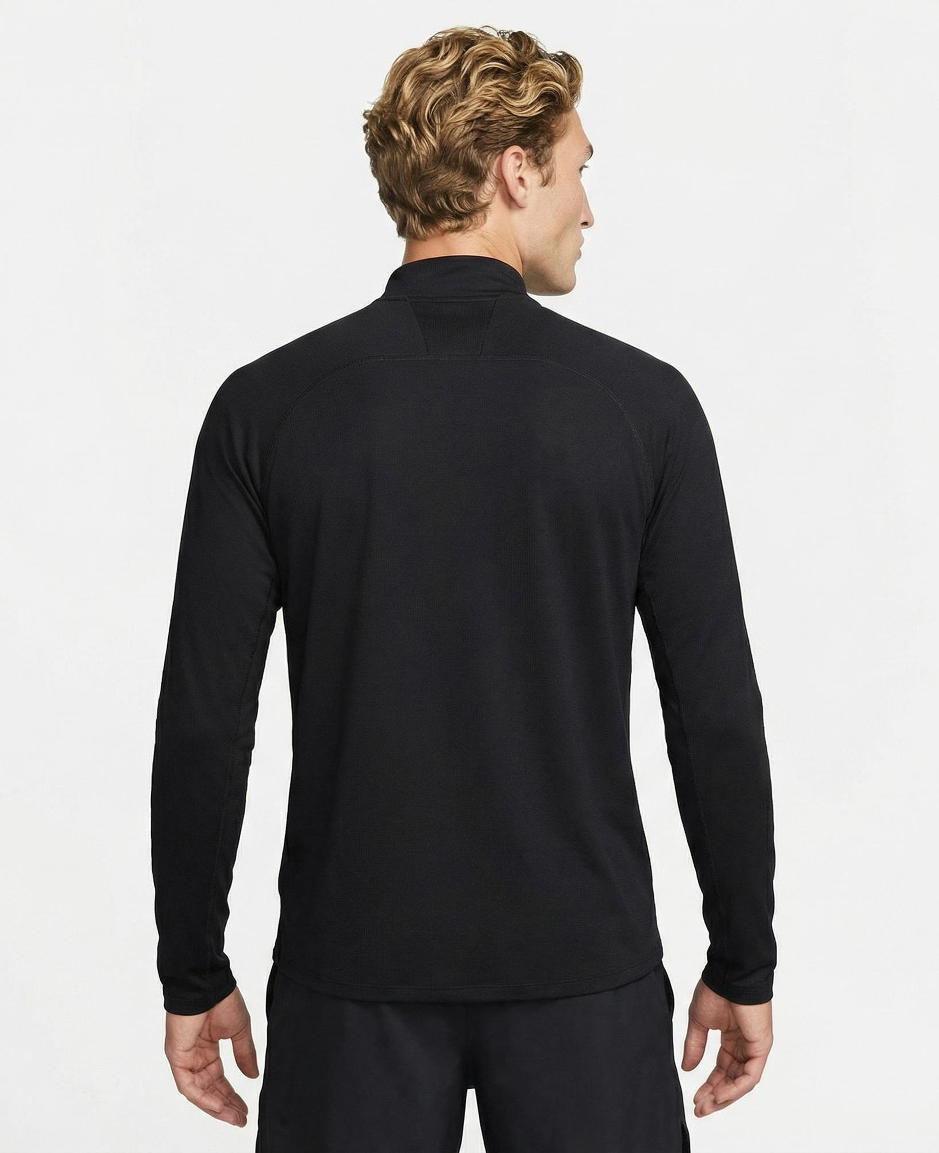 Nike Dri-Fit Trail Midlayer Erkek Siyah Kapüşonlu Hoodie