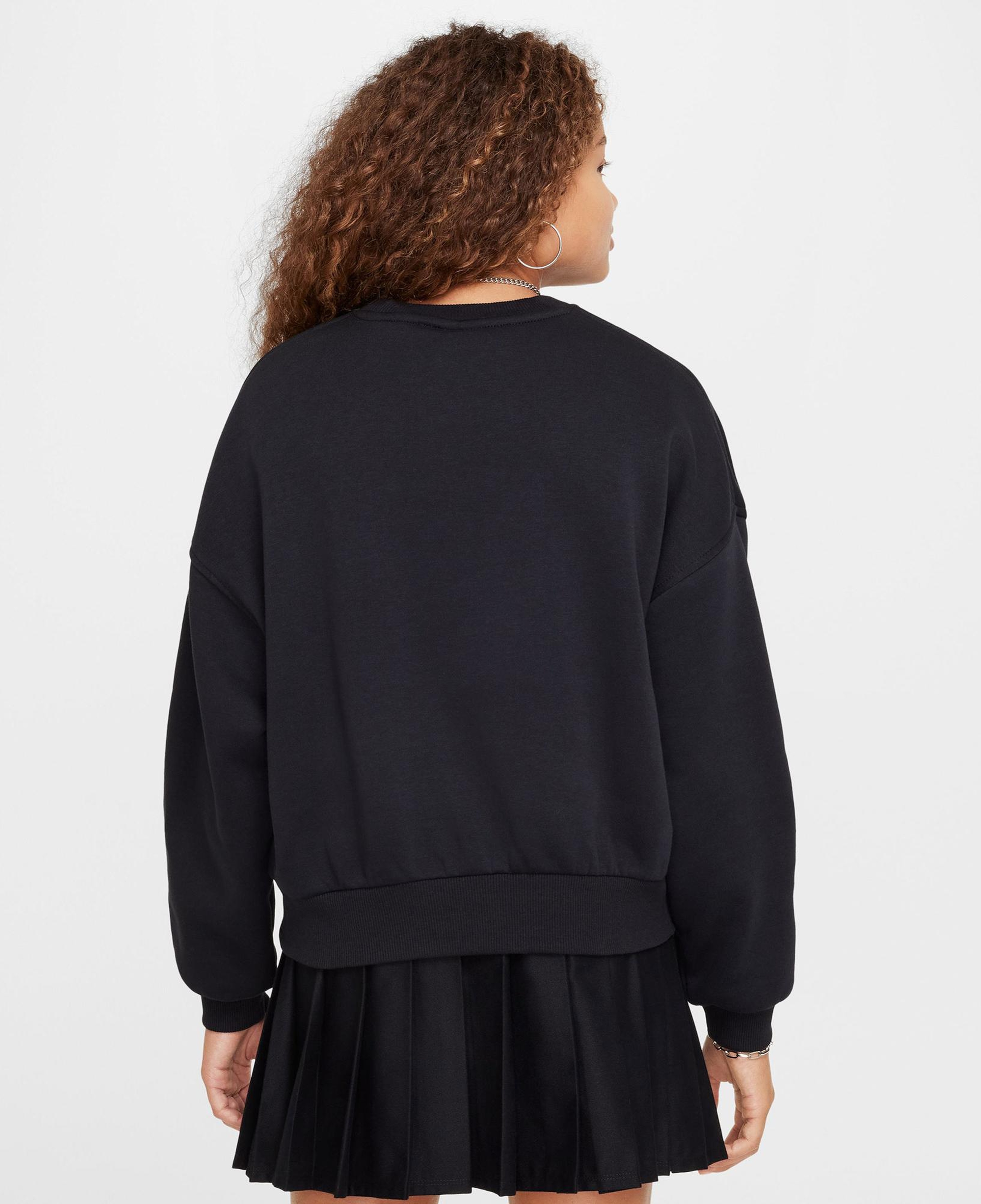 Nike Sportswear Club Fleece Çocuk Siyah Sweatshirt