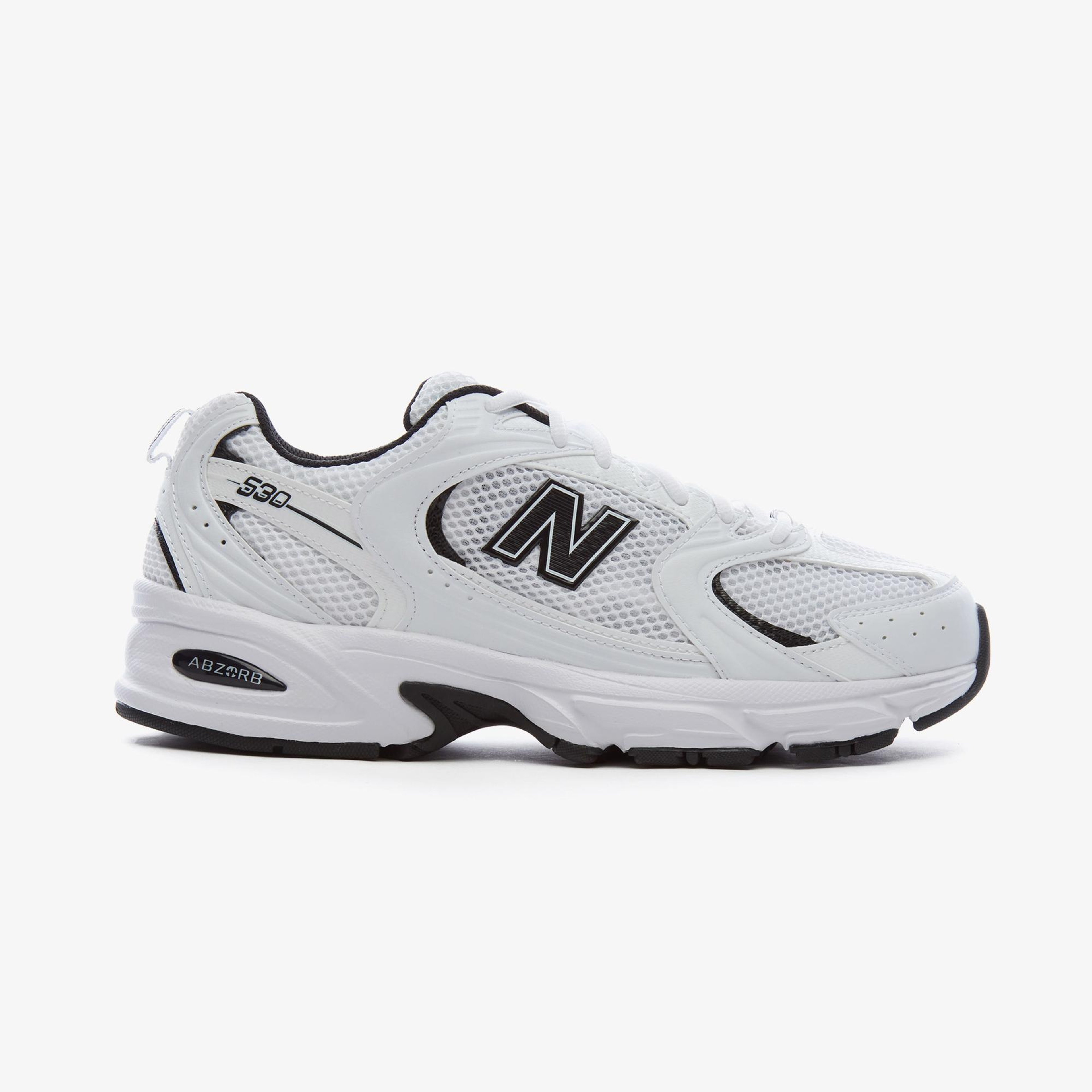 New Balance 530 Unisex Siyah/Beyaz Spor Ayakkabı
