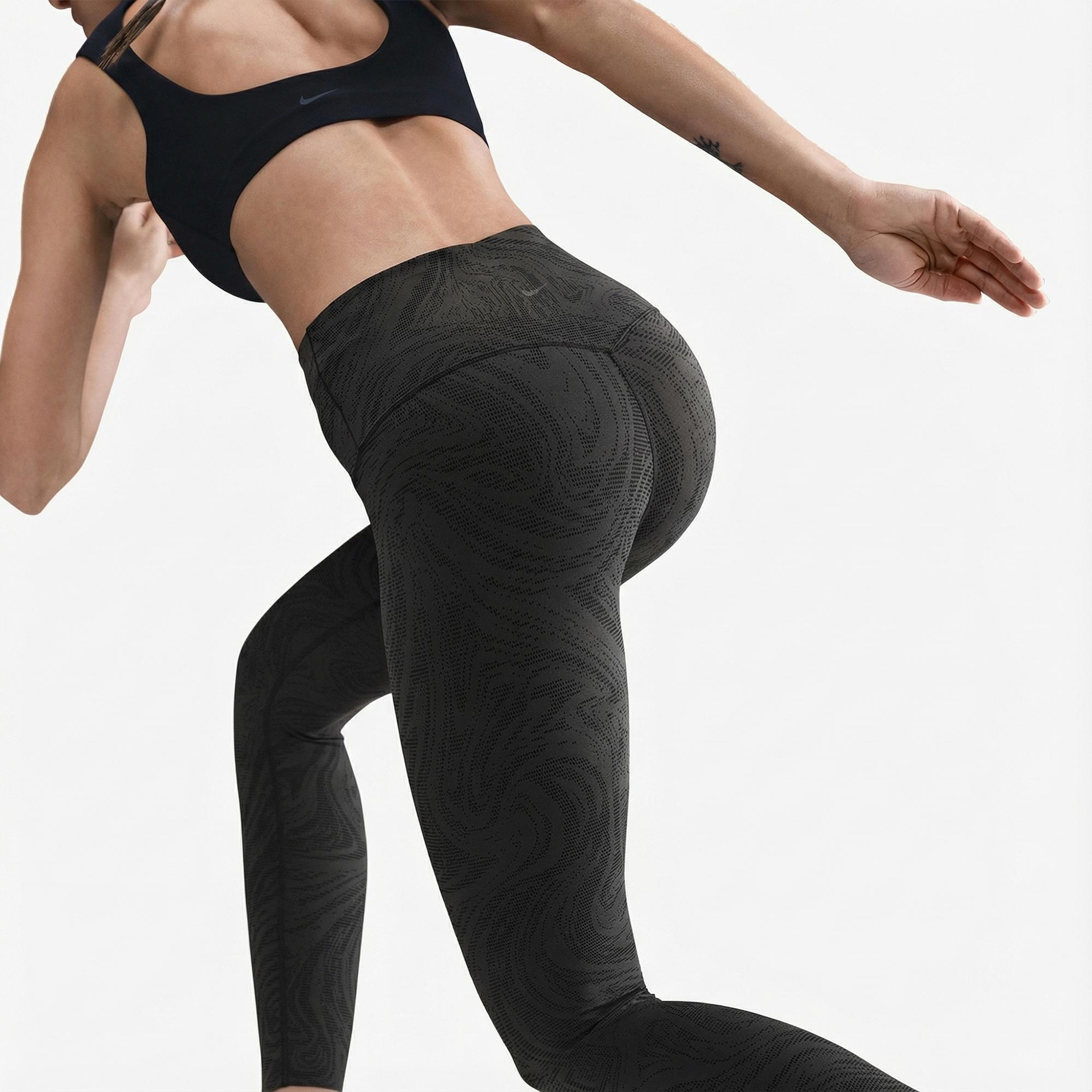 Nike Dri-Fit Zenvy Kadın Siyah Tayt