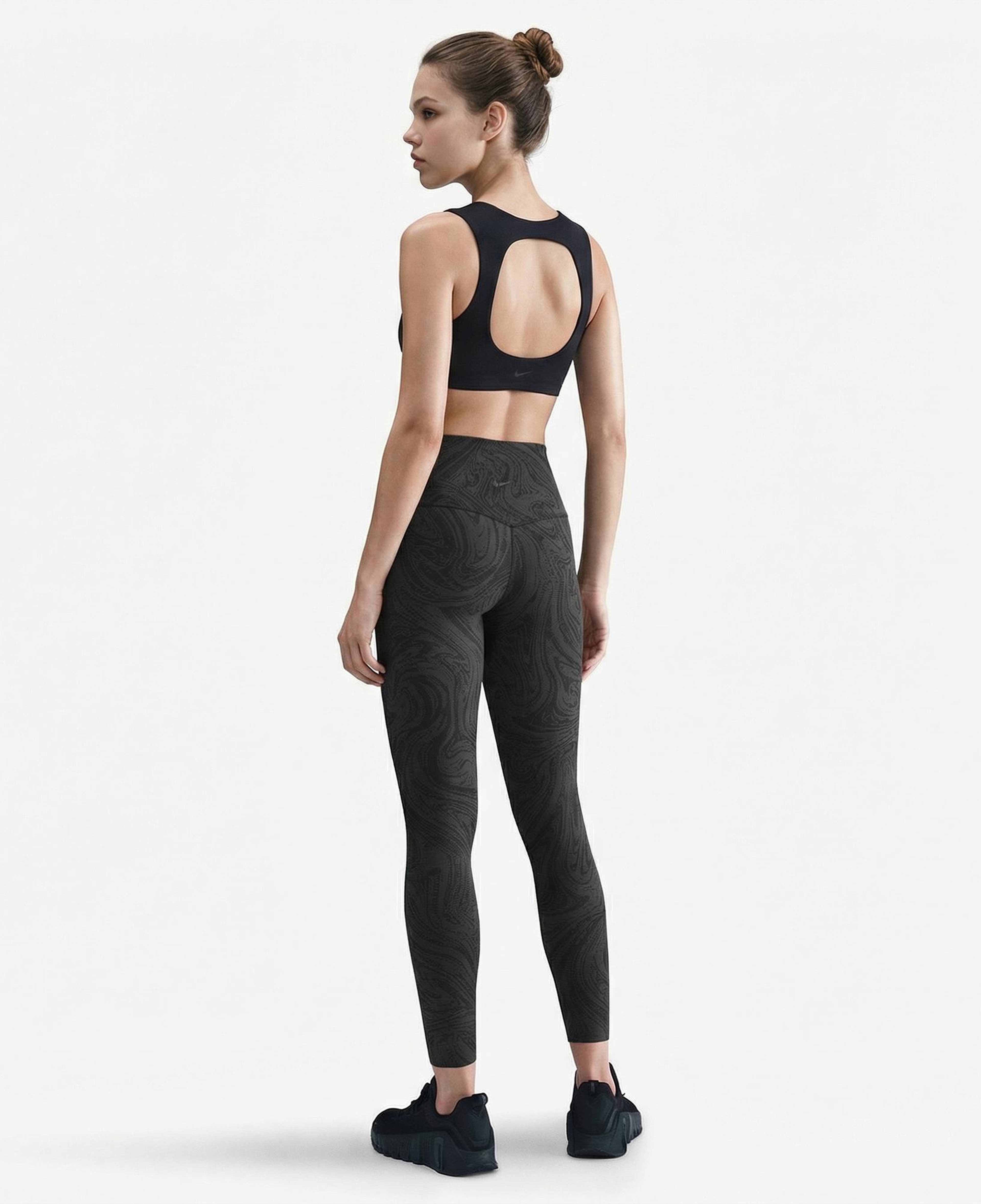 Nike Dri-Fit Zenvy Kadın Siyah Tayt