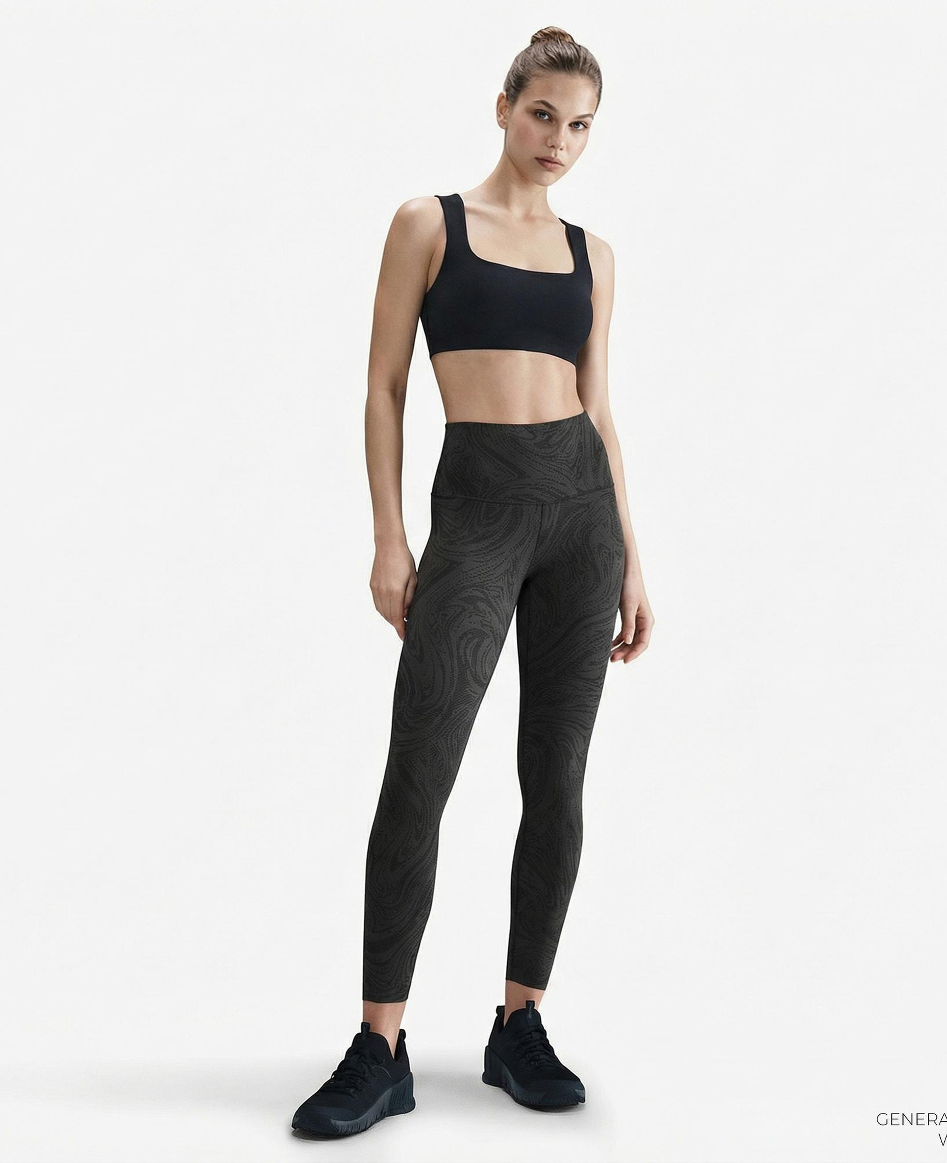 Nike Dri-Fit Zenvy Kadın Siyah Tayt