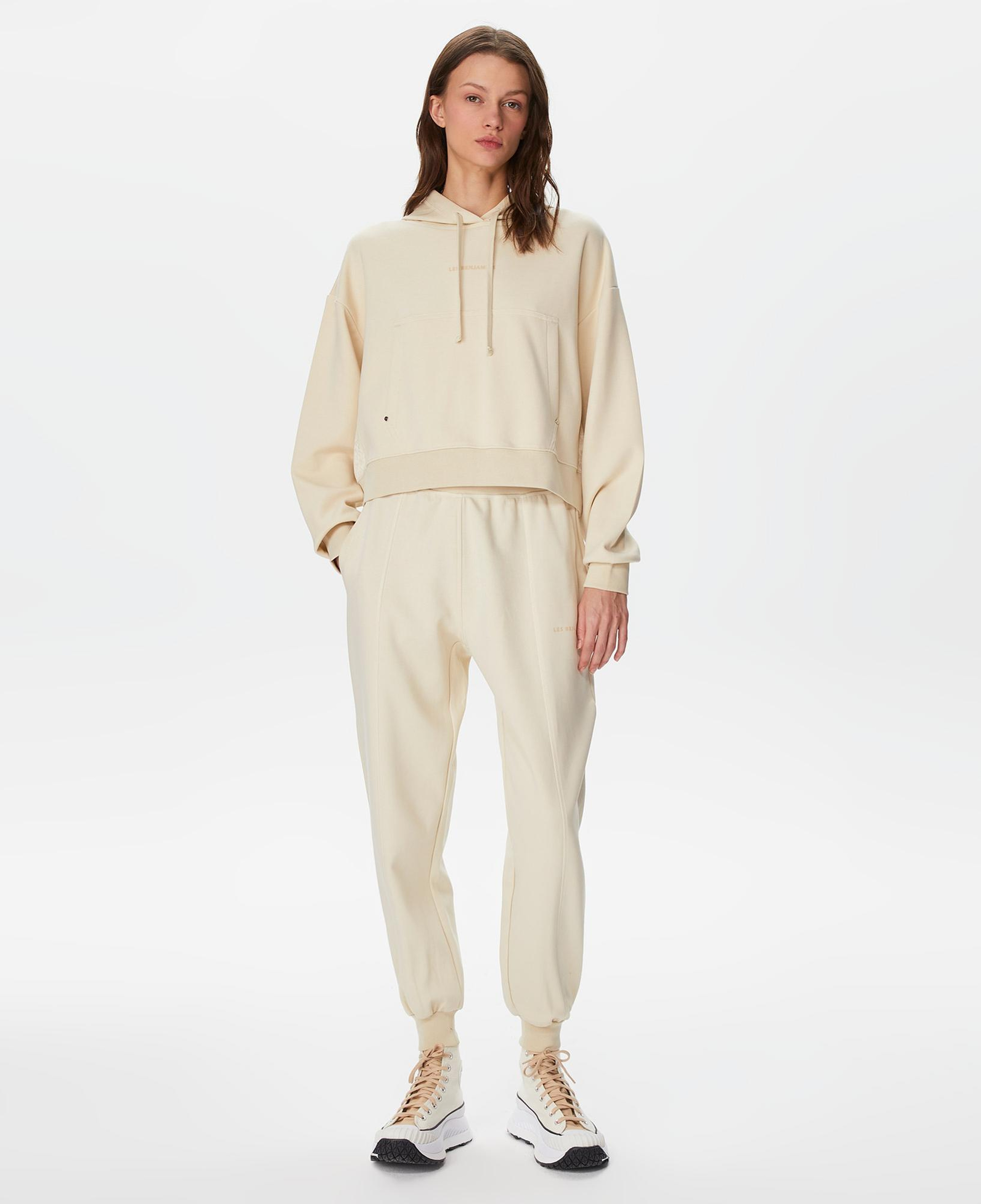 Les Benjamins 405 Kadın Krem Rengi Sweatshirt