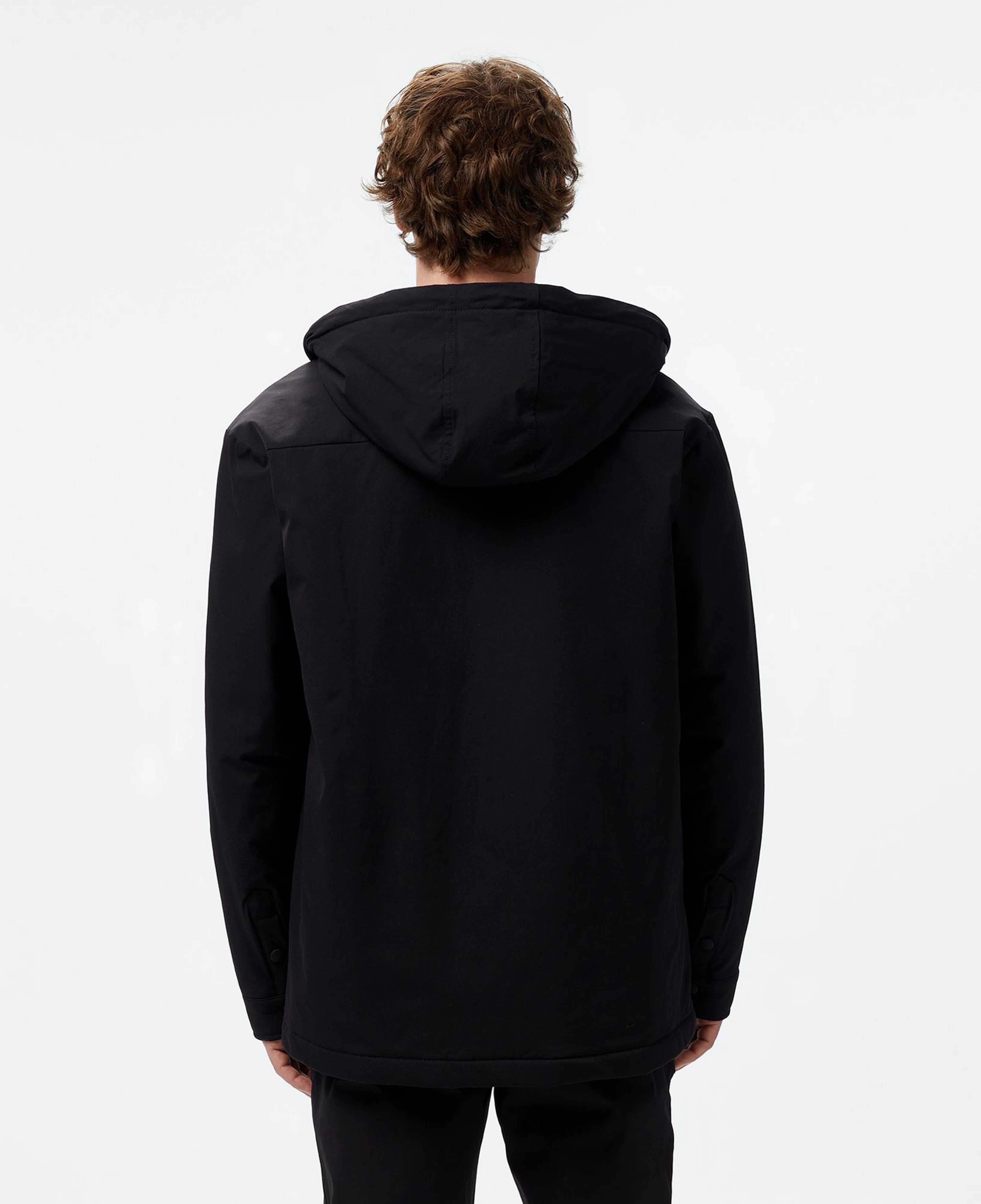 Lacoste Erkek Regular Fit Kapüşonlu Siyah Ceket