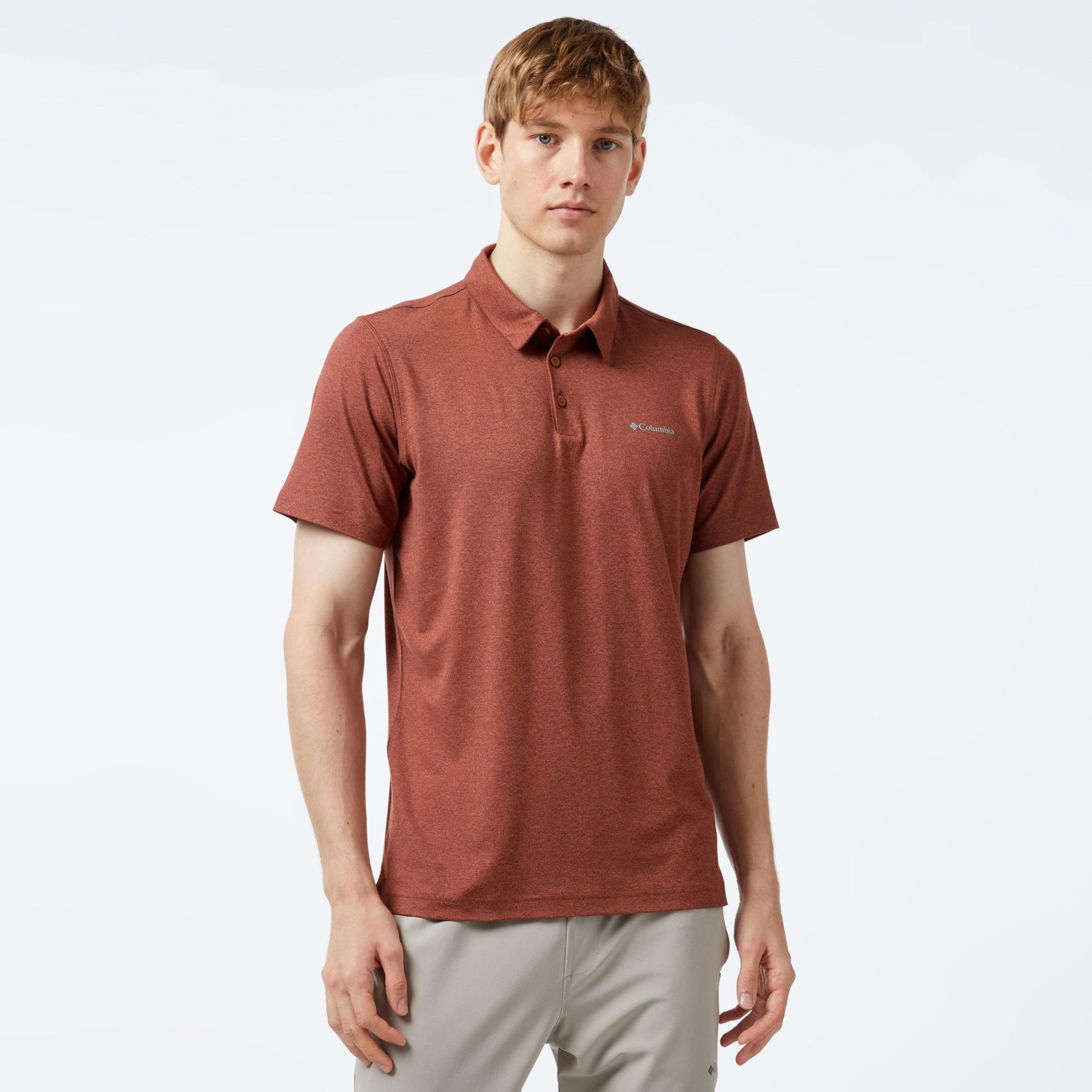Columbia Tech Trail Polo Erkek Kiremit Rengi Polo