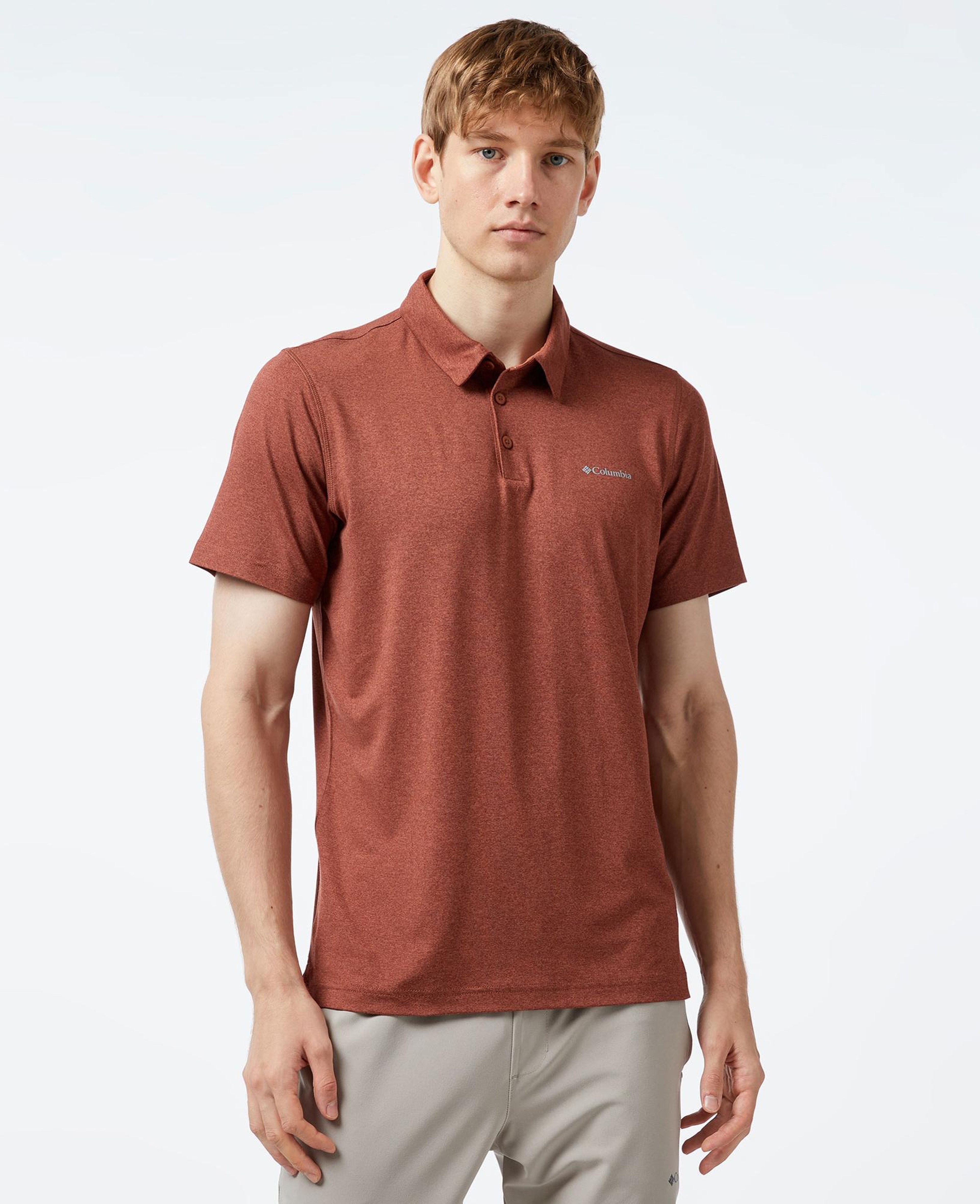 Columbia Tech Trail Polo Erkek Kiremit Rengi Polo