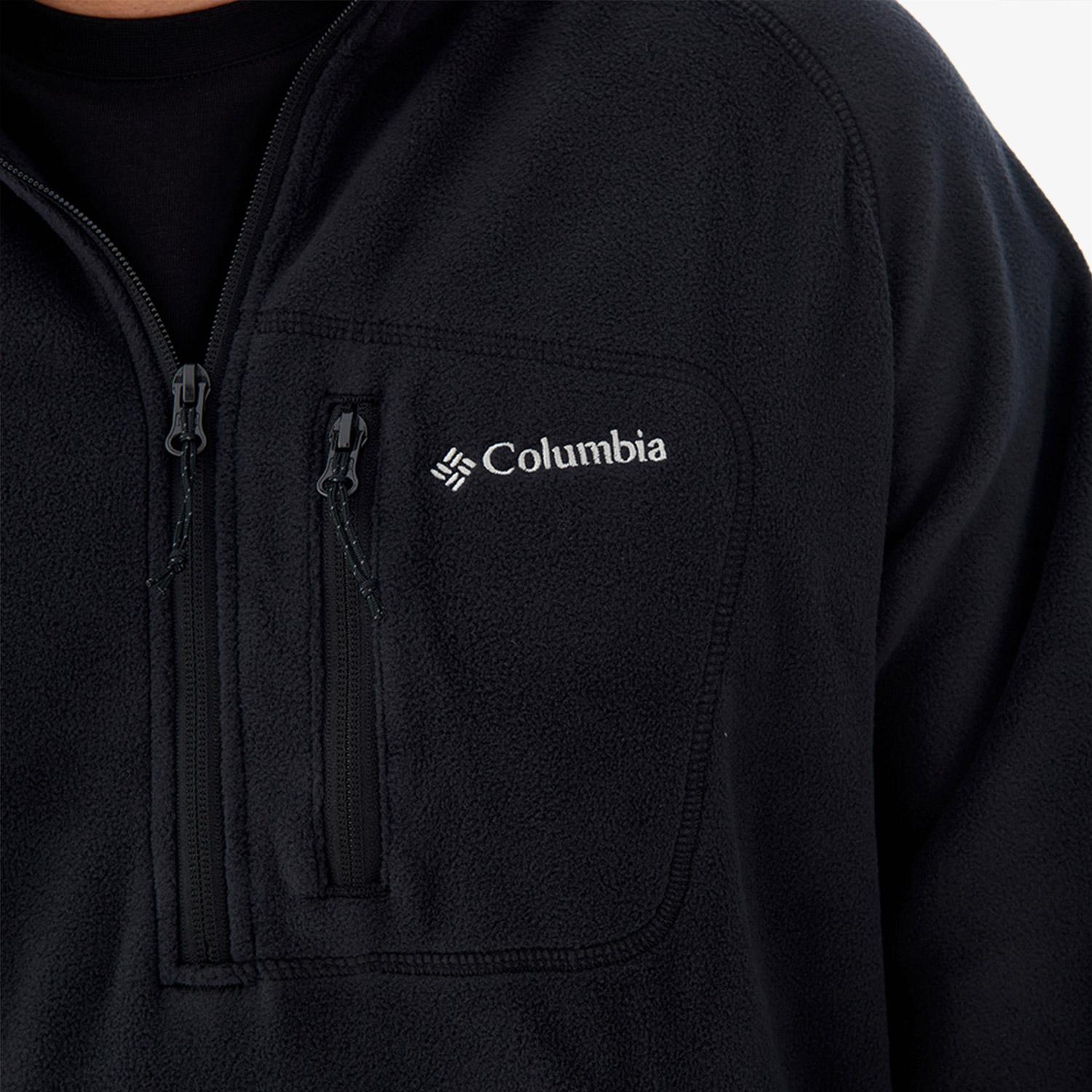 Columbia Fast Trek III Half Zip Erkek Siyah Polar