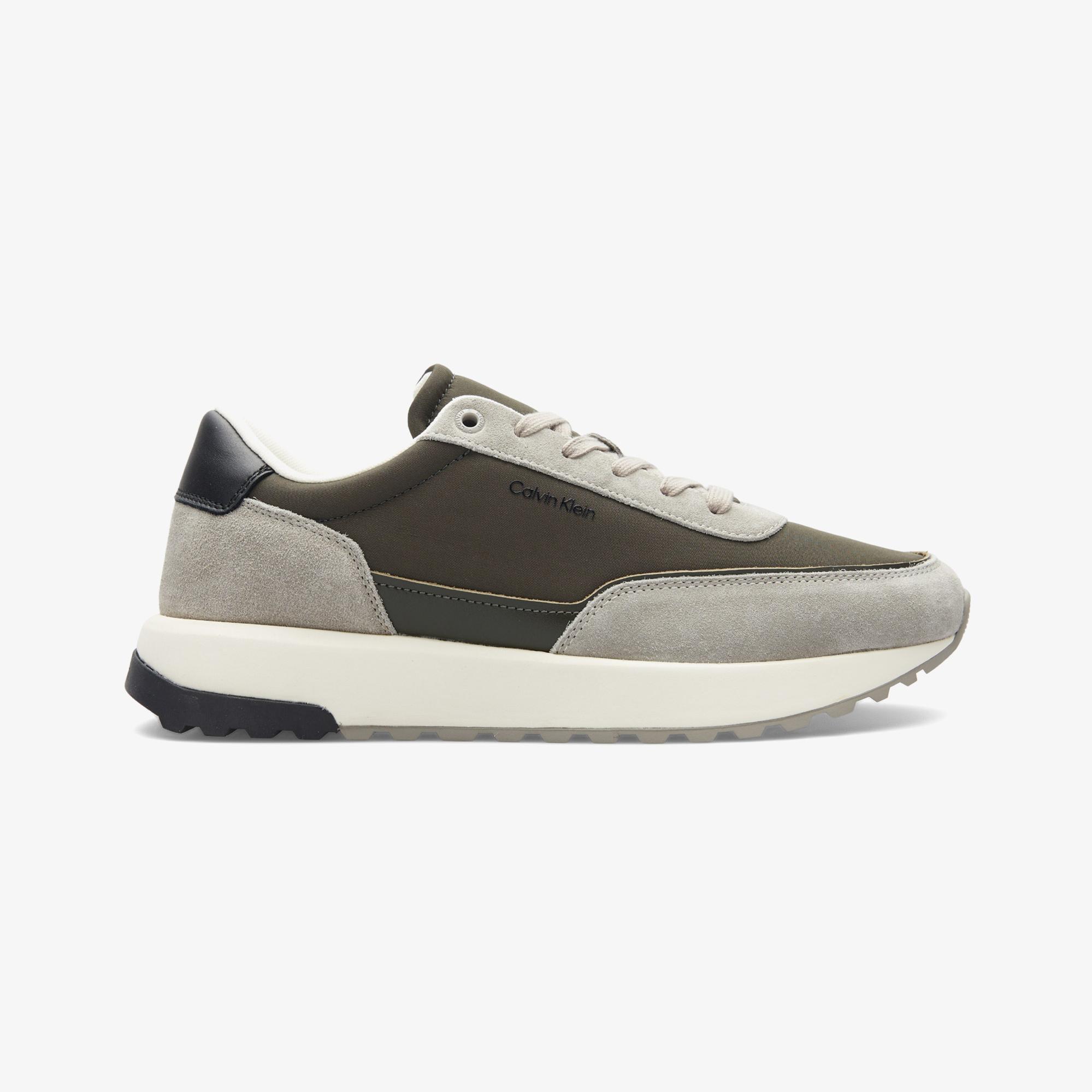 Calvin Klein Low Top Lace Up Repreve Mix Erkek Yeşil Sneaker