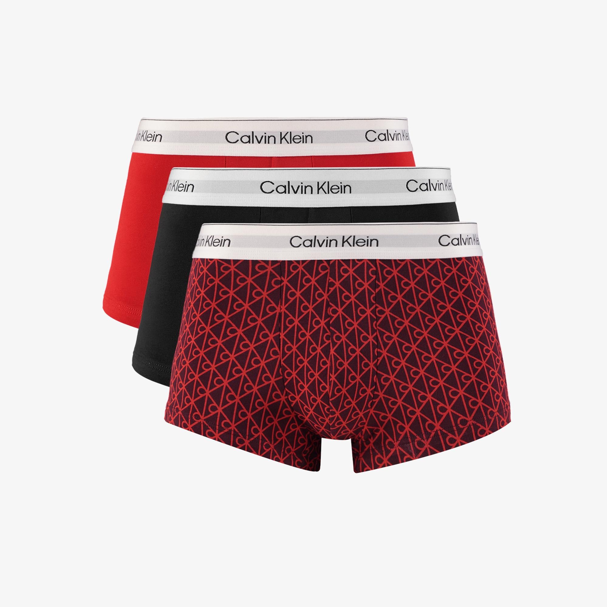 Calvin Klein Low Rise 3' Lü Erkek Renkli Boxer