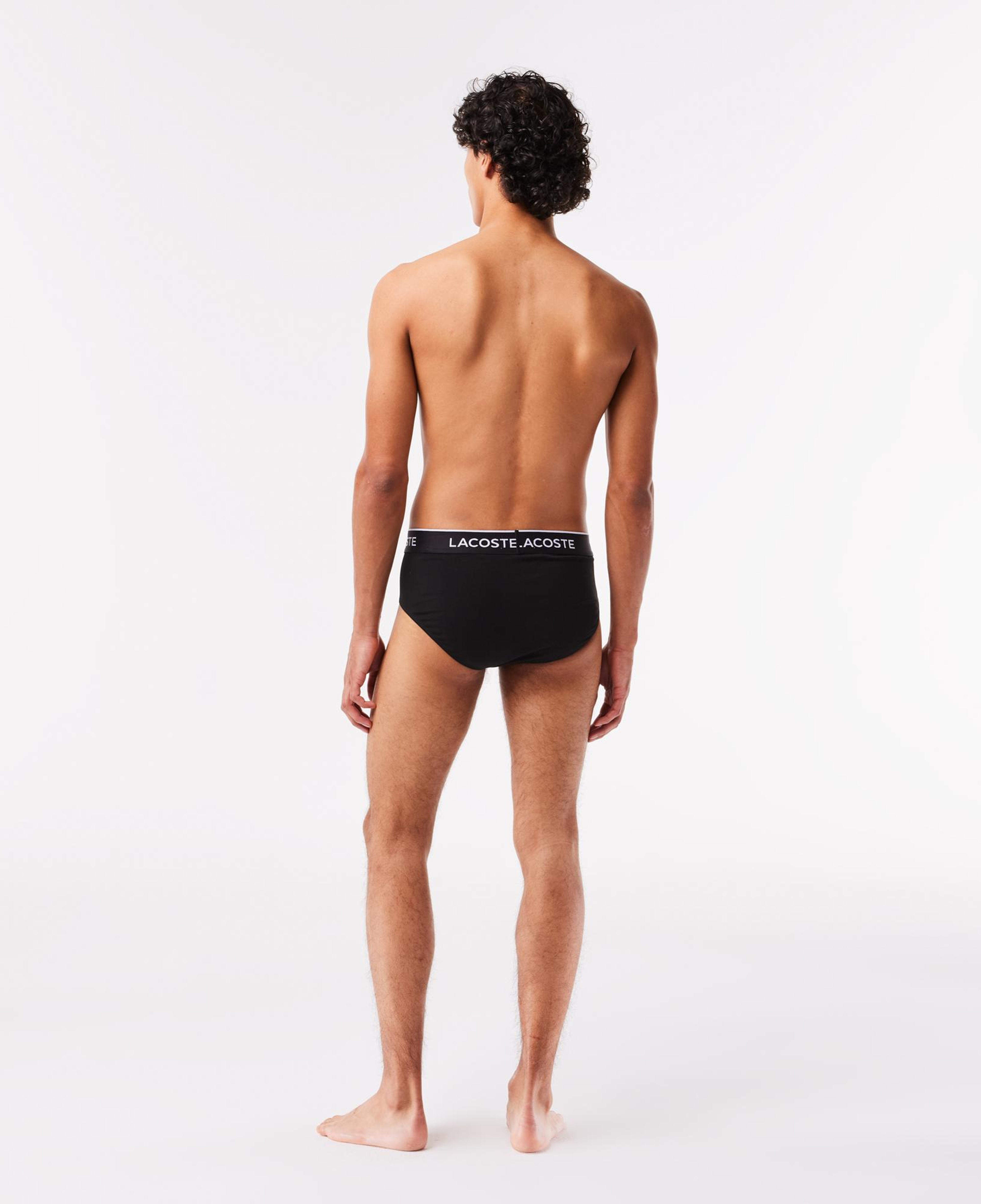 Lacoste Erkek 3'lü Siyah Boxer