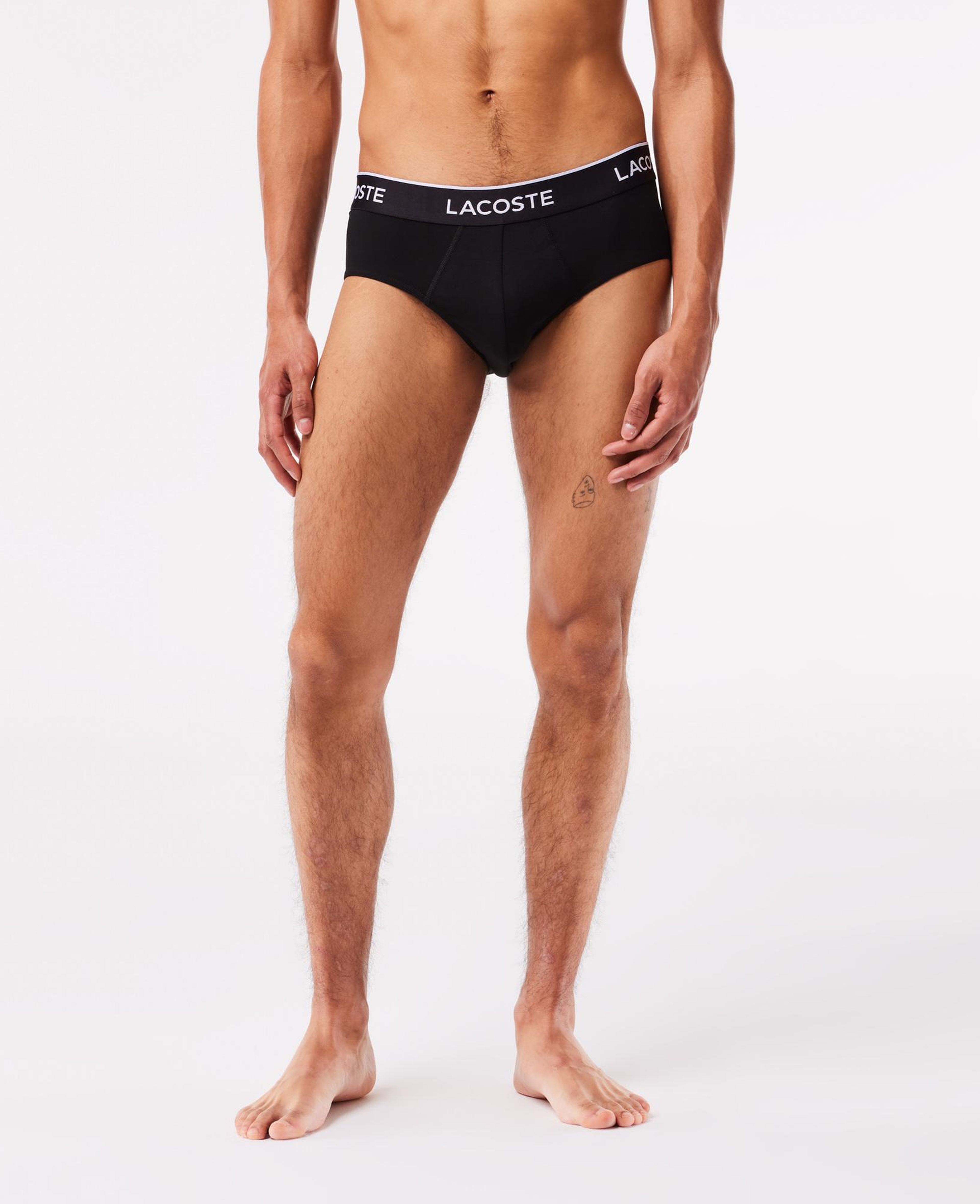 Lacoste Erkek 3'lü Siyah Boxer