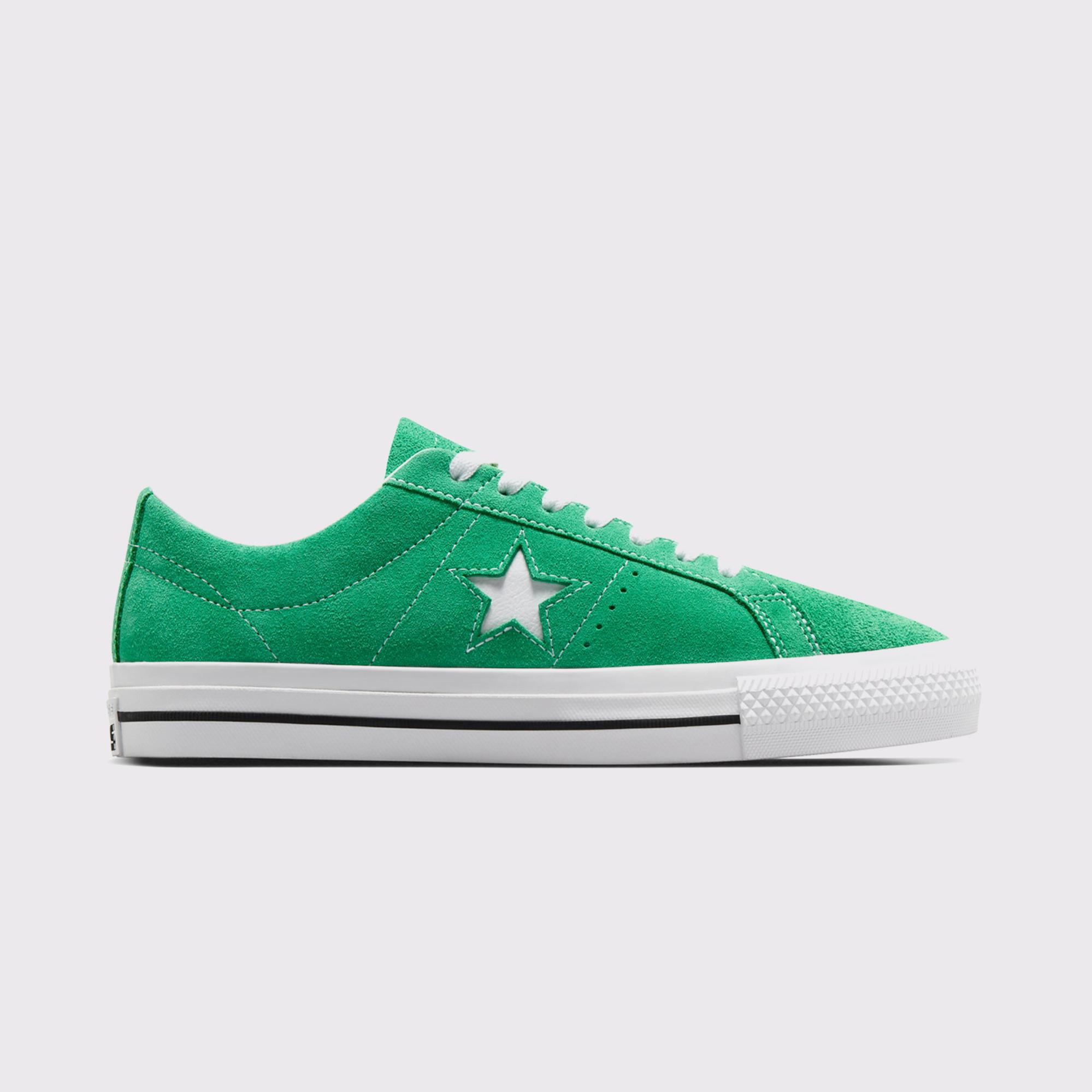 Converse One Star Pro Unisex Yeşil Süet Sneaker